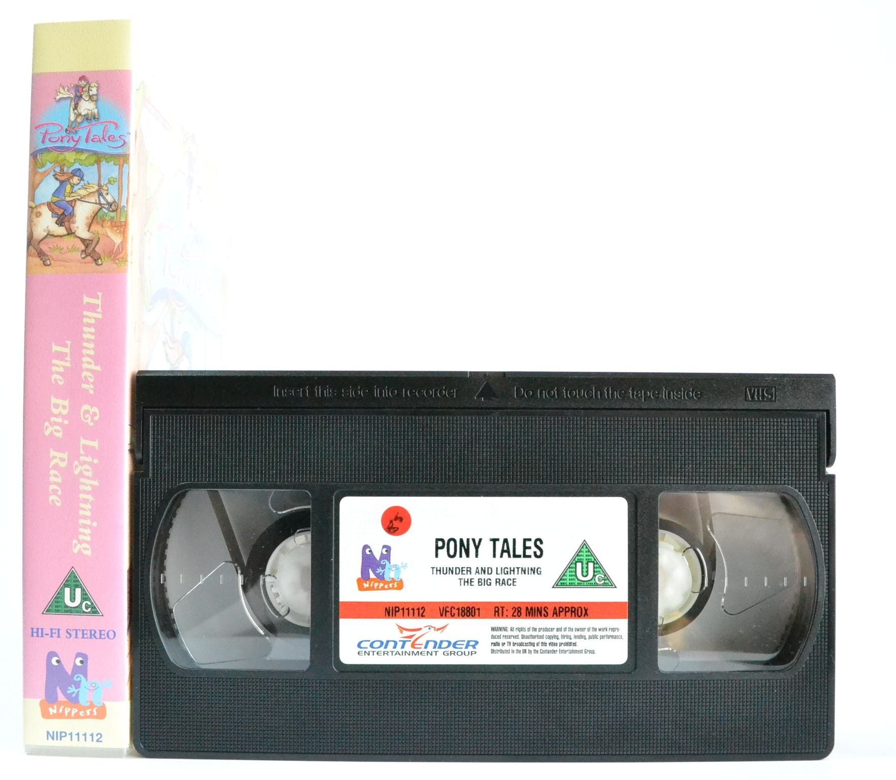 Pony Tales: Narrated By Joanna Lumley - Thunder & Lightening - Kids Age 1-6 - VHS-