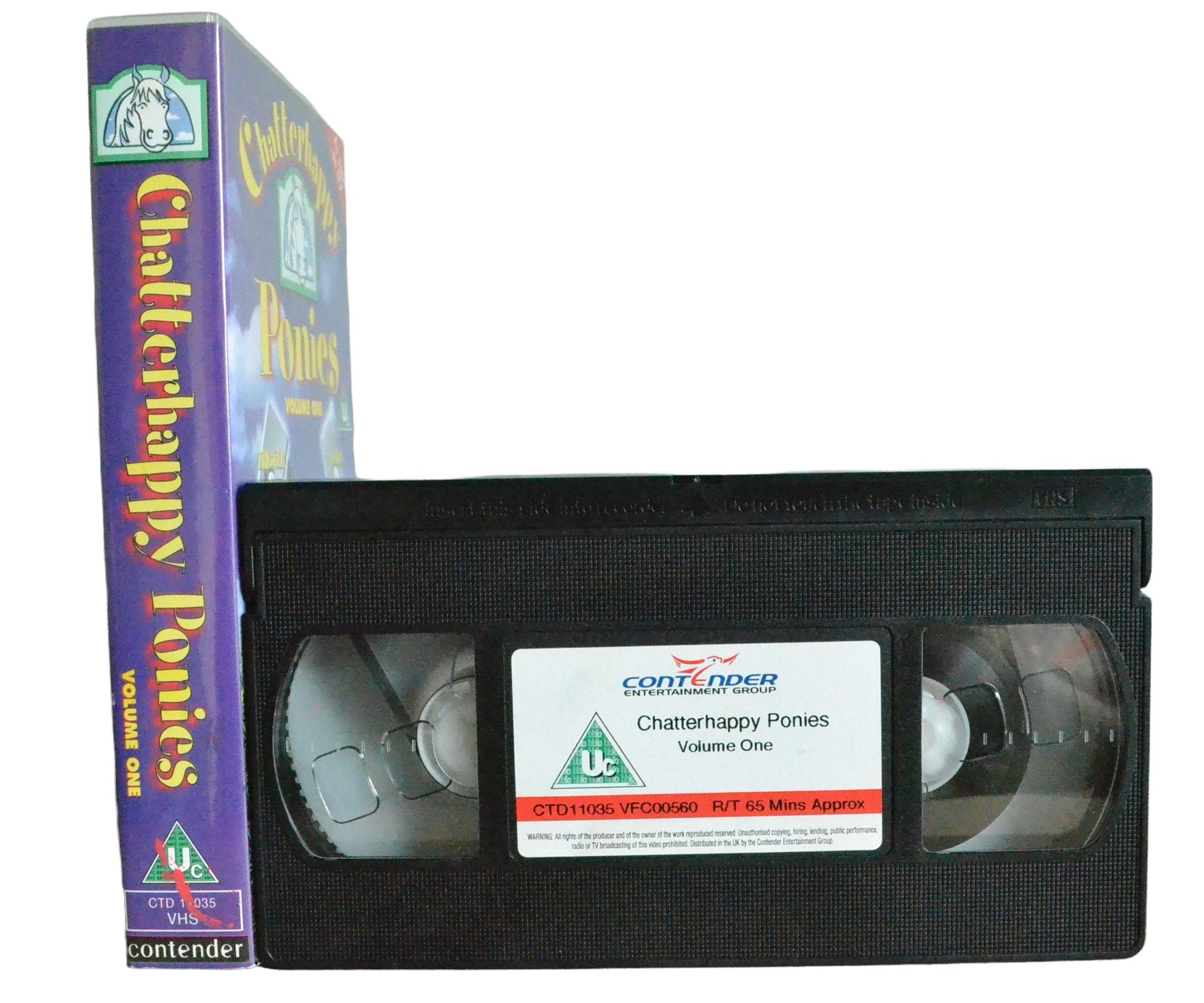 Chatterhappy Ponies Volume One - Contender Entertainment Group - Children's - Pal VHS-