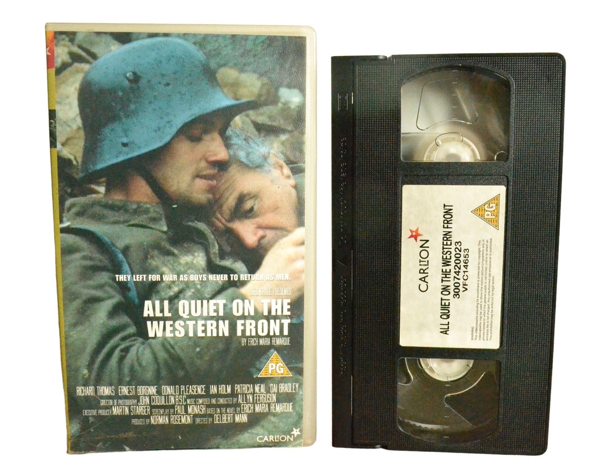 All Quiet on the Western Front - Felix Kammerer - Carlton - 3007420023 - Drama - Pal - VHS-