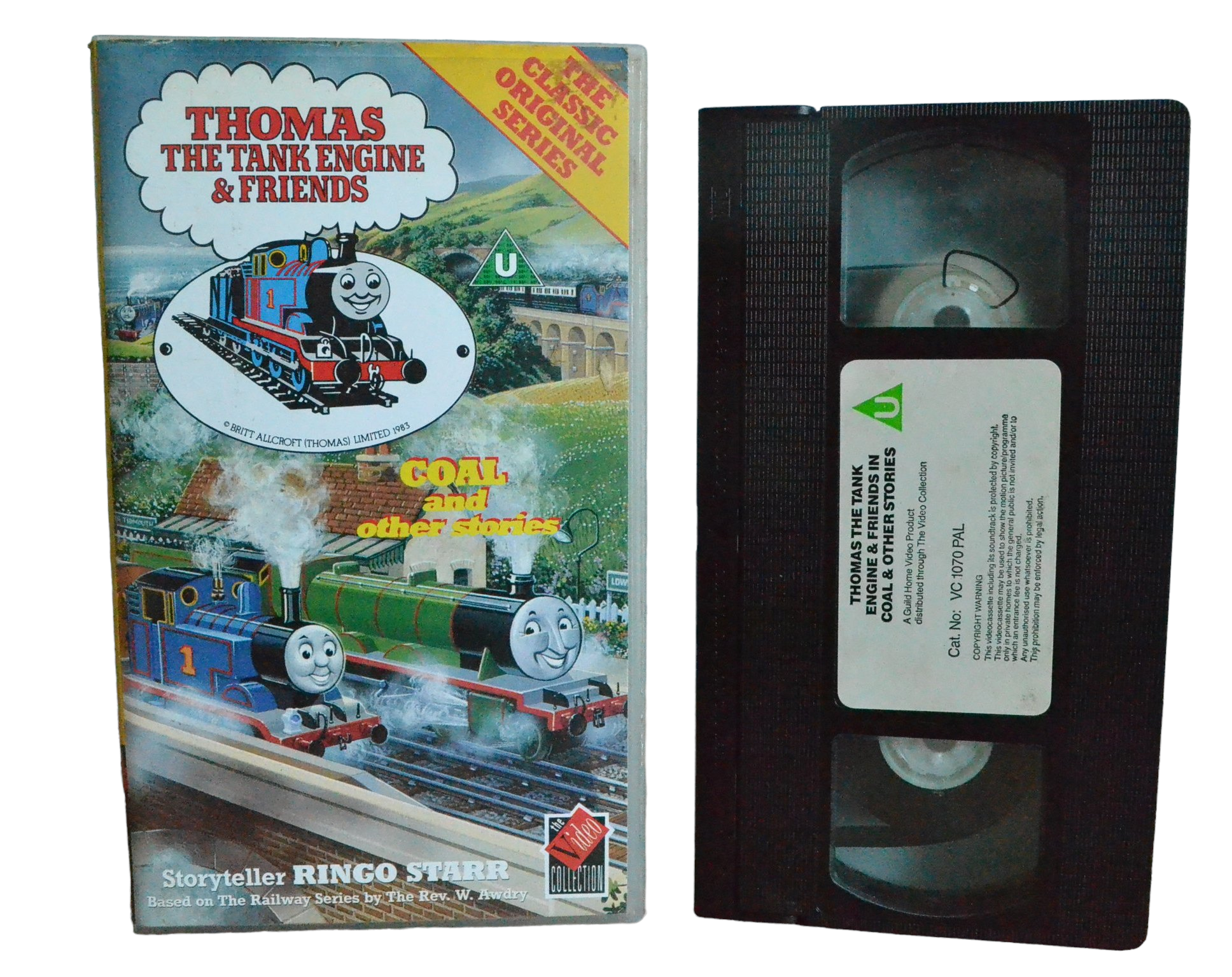 Thomas The Tank Engine & Friends - Coal and Other Stories - Michael Angelis - The Video Collection - VC 1070 - Steam Trains - Pal - VHS-