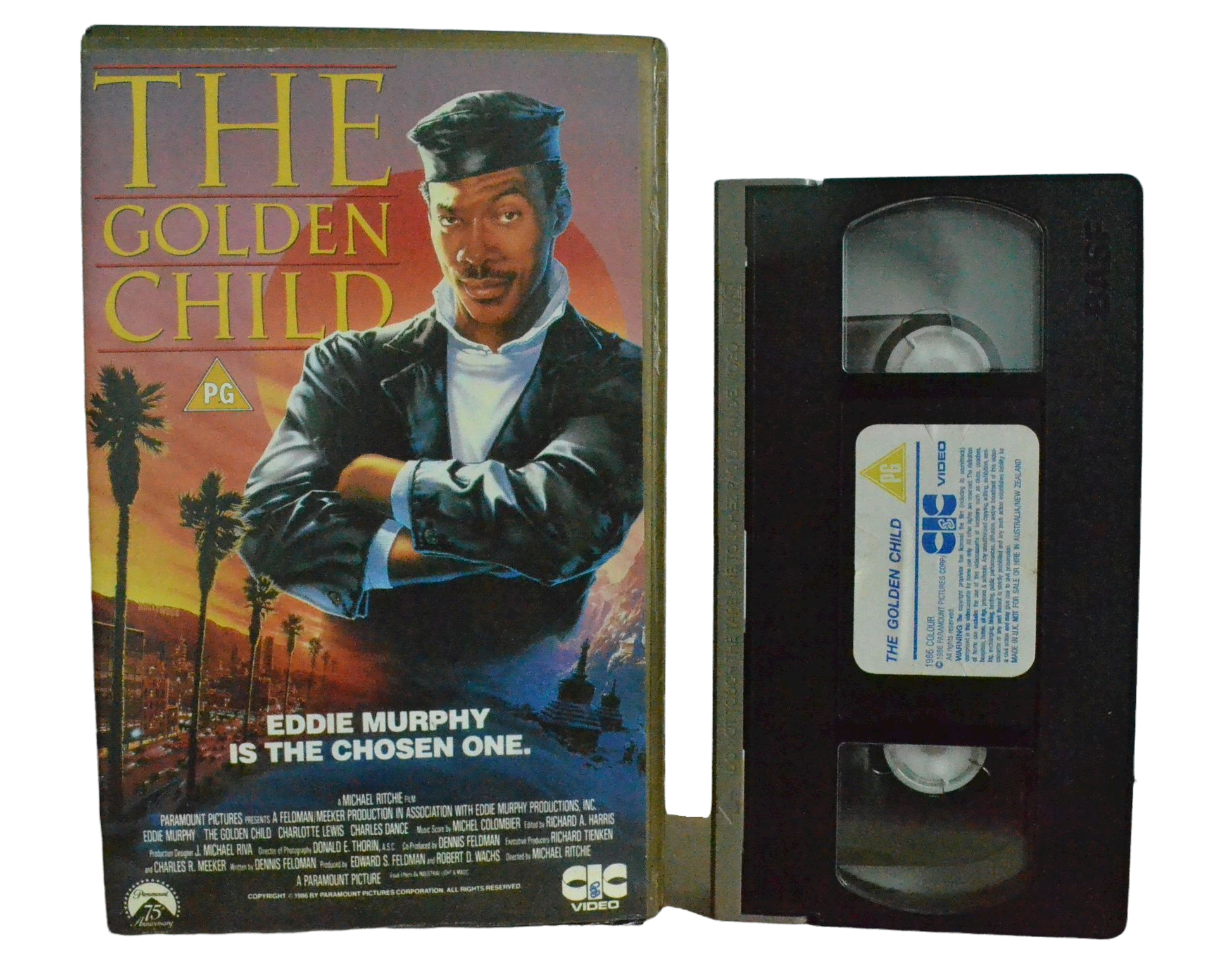 The Golden Child - Eddie Murphy - CIC Videos - Vintage - Pal VHS-