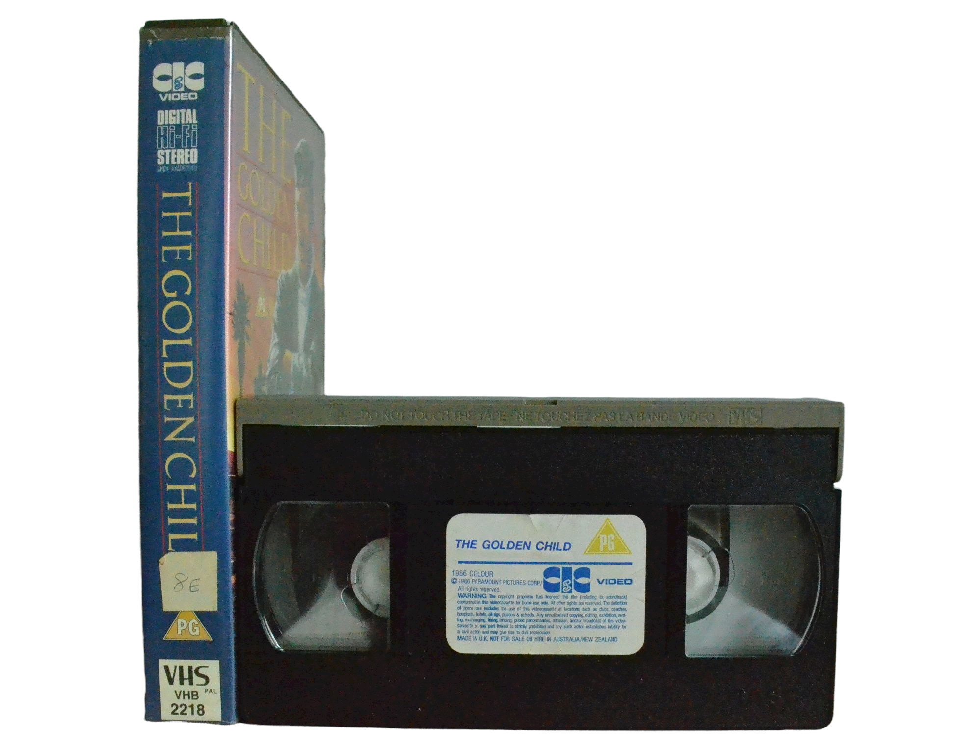 The Golden Child - Eddie Murphy - CIC Videos - Vintage - Pal VHS-