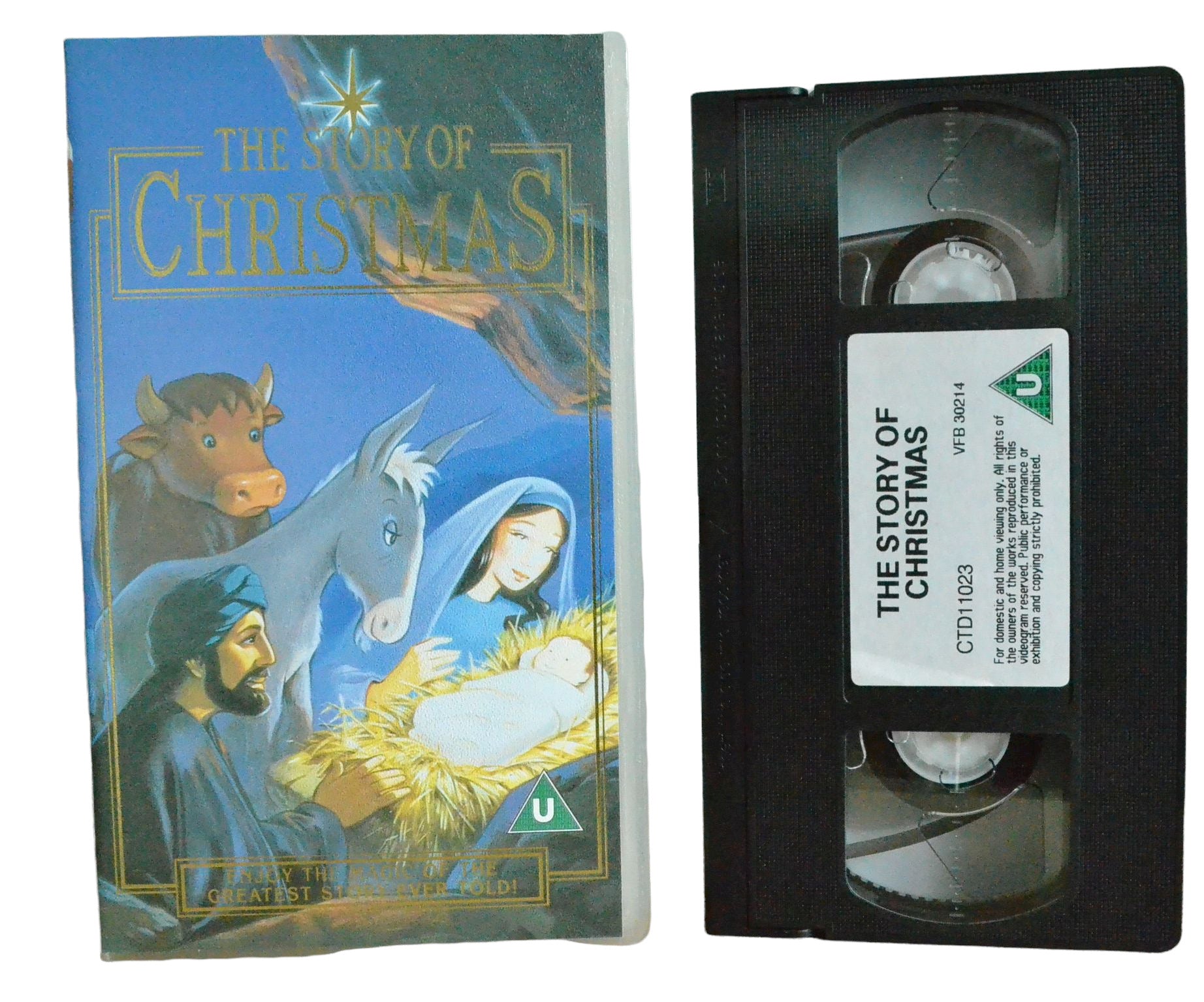 The Story Of Christmas (Greatest Story Ever Told!) - Contender - Children's - Pal VHS-