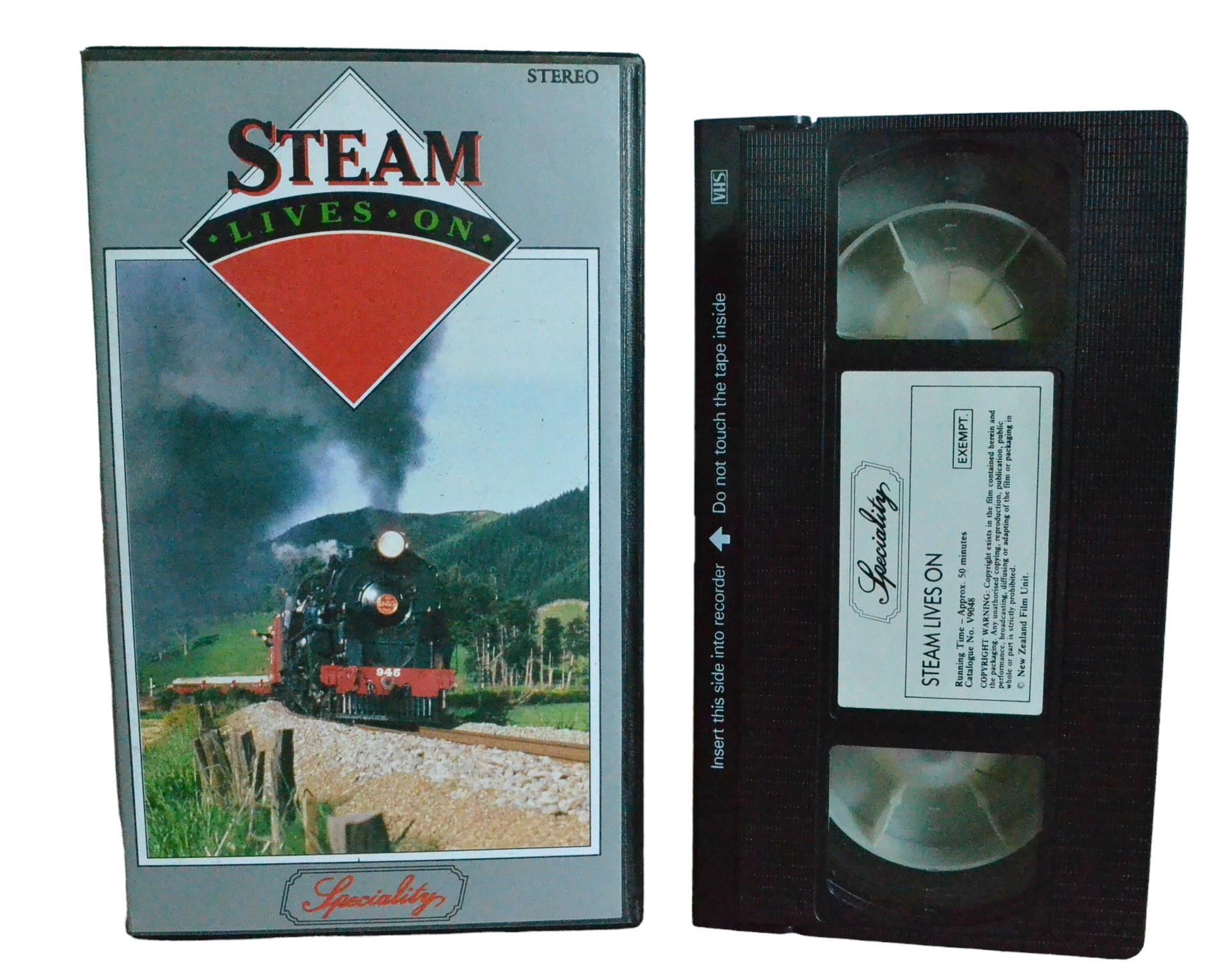 Steam Lives on - Ruby Dee - NFU - V9048 - Steam Trains - Pal - VHS-