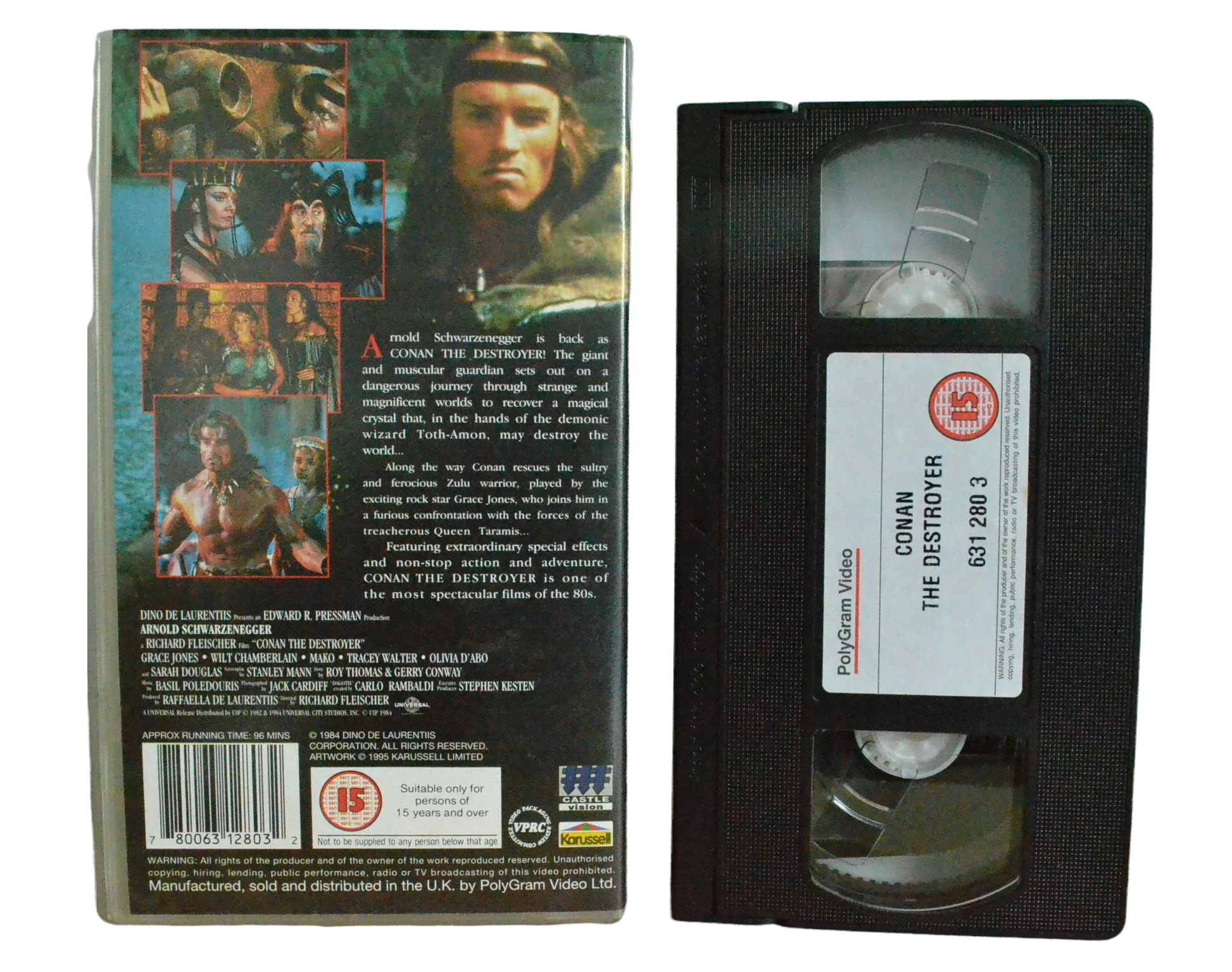 Conan The Destroyer - Arnold Schwarzennegger - 4Front Video - Vintage - Pal VHS-