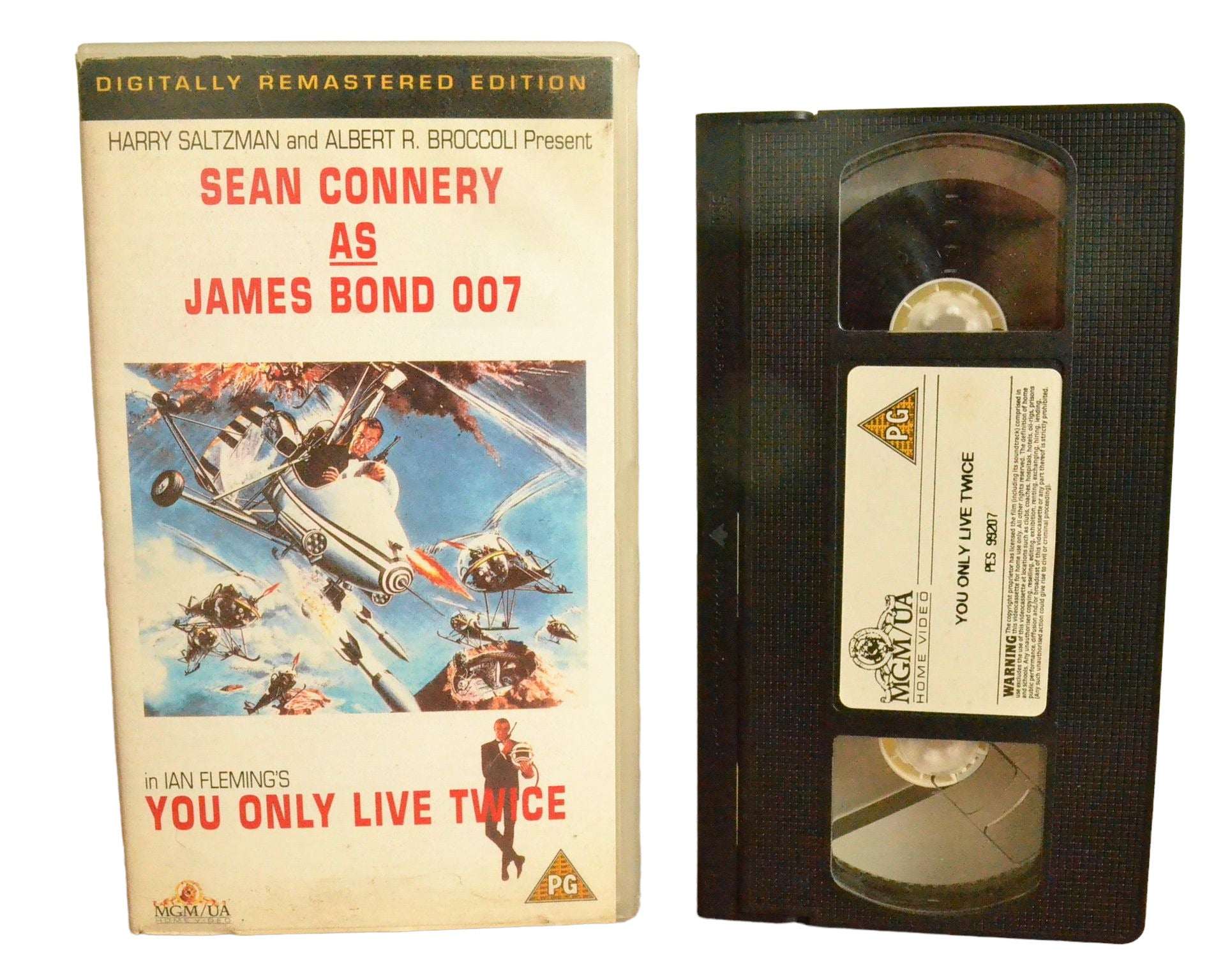 You Only Live Twice (James Bond 007) - Sean Connery - MGM/UA Home Video - PES 99207 - Drama - Pal - VHS-