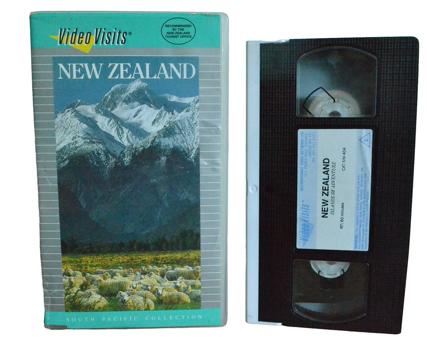 New Zealand - Video Visits - IVN 404 - Steam Trains - Pal - VHS-