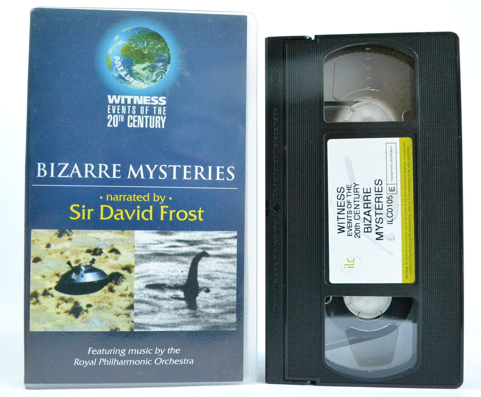 Bizarre Mysteries: Sir David Frost; Loch Ness - Area 51 - Haunted Houses - VHS-