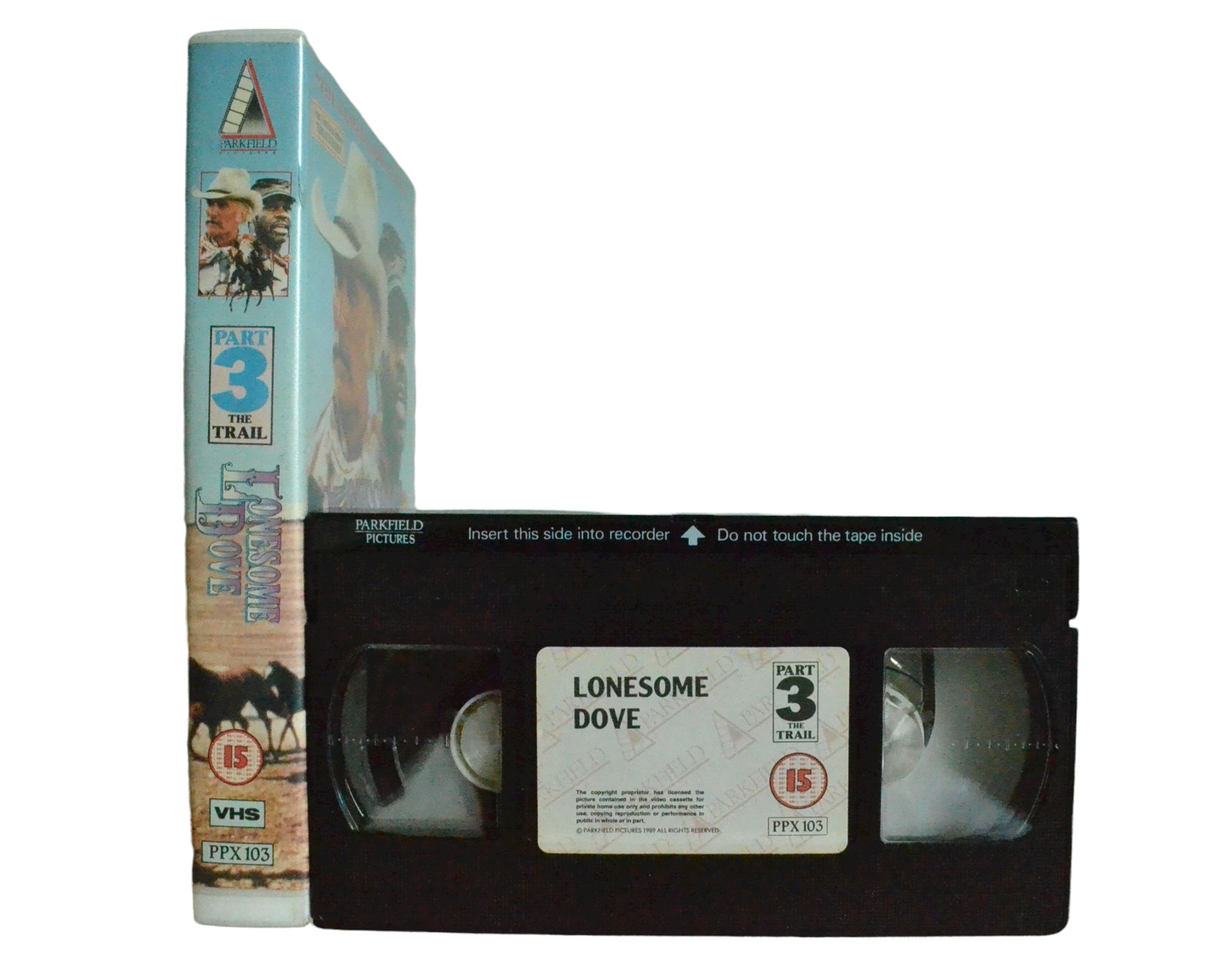 Lonsesome Dove - Part 3 - Robert Duvall - Parkfield - Vintage - Pal VHS-