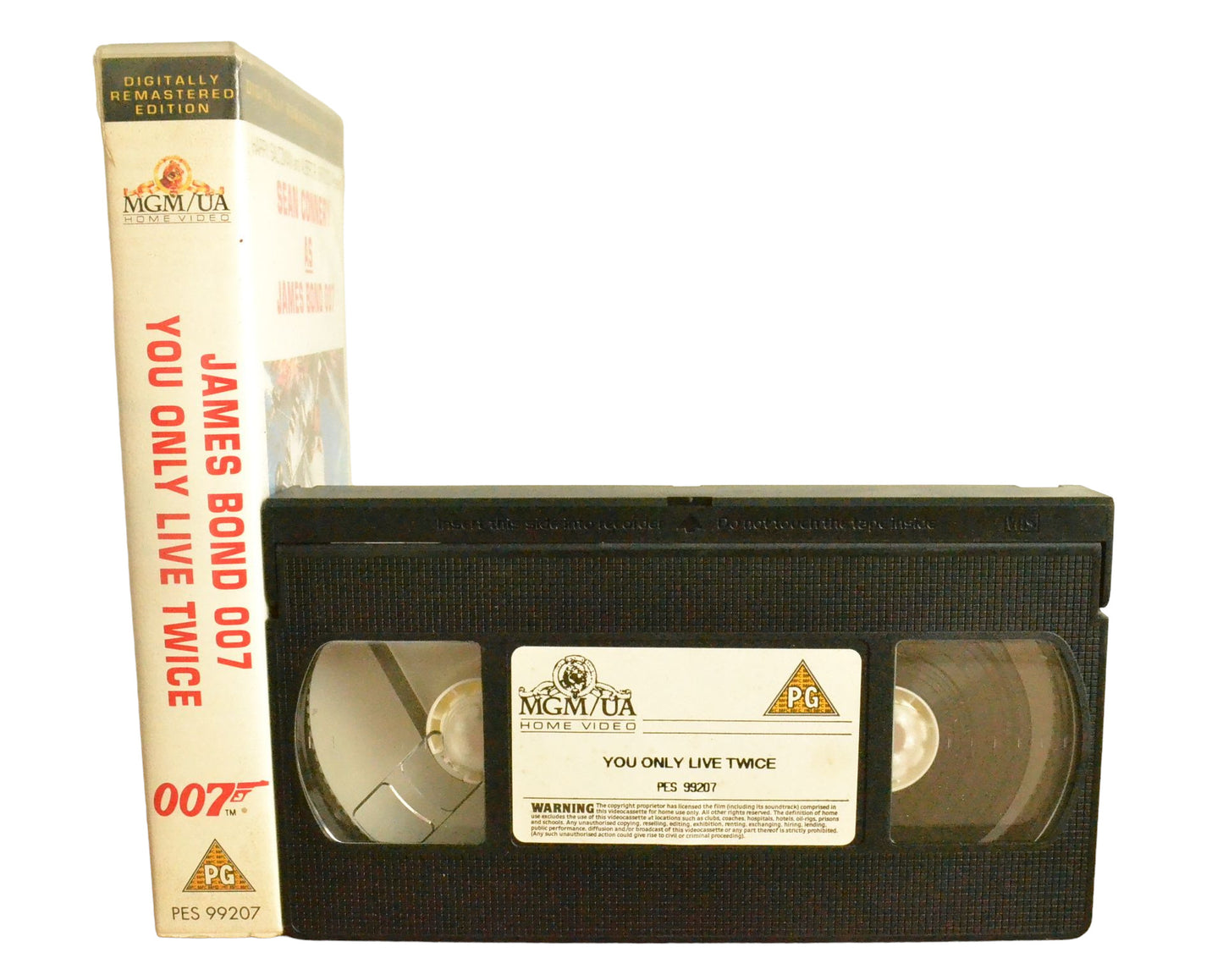 You Only Live Twice (James Bond 007) - Sean Connery - MGM/UA Home Video - PES 99207 - Drama - Pal - VHS-