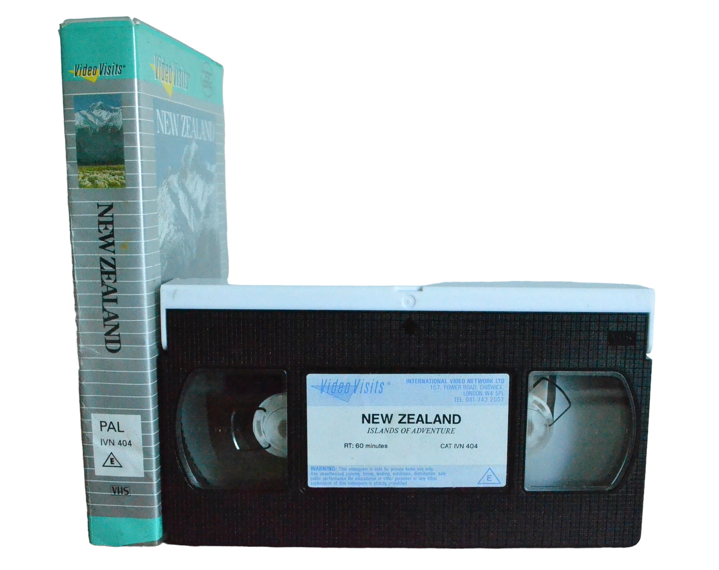 New Zealand - Video Visits - IVN 404 - Steam Trains - Pal - VHS-