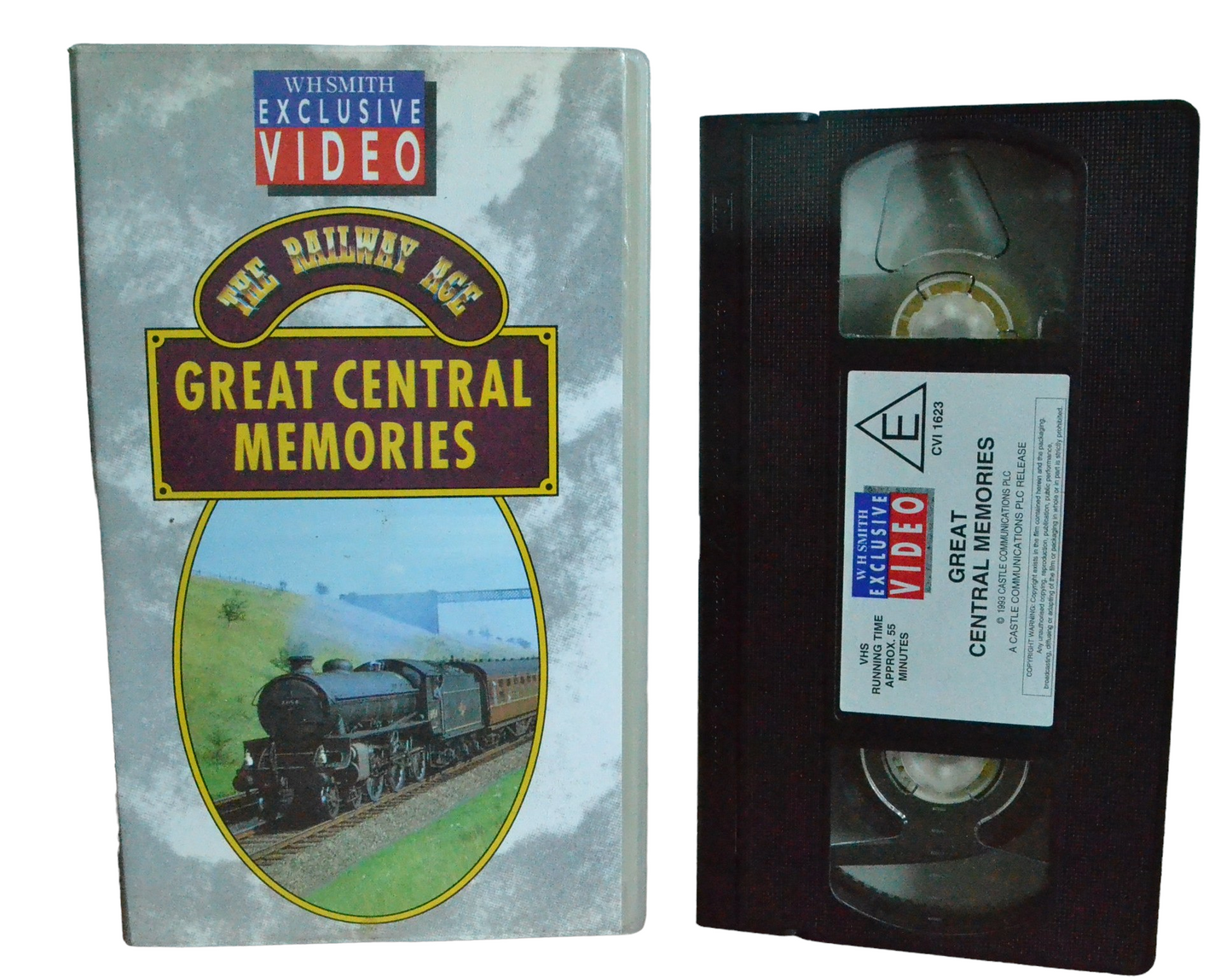 Great Central Memories - Prithviraj Sukumaran - WH Smith Exclusive Video - CVI 1623 - Steam Trains - Pal - VHS-