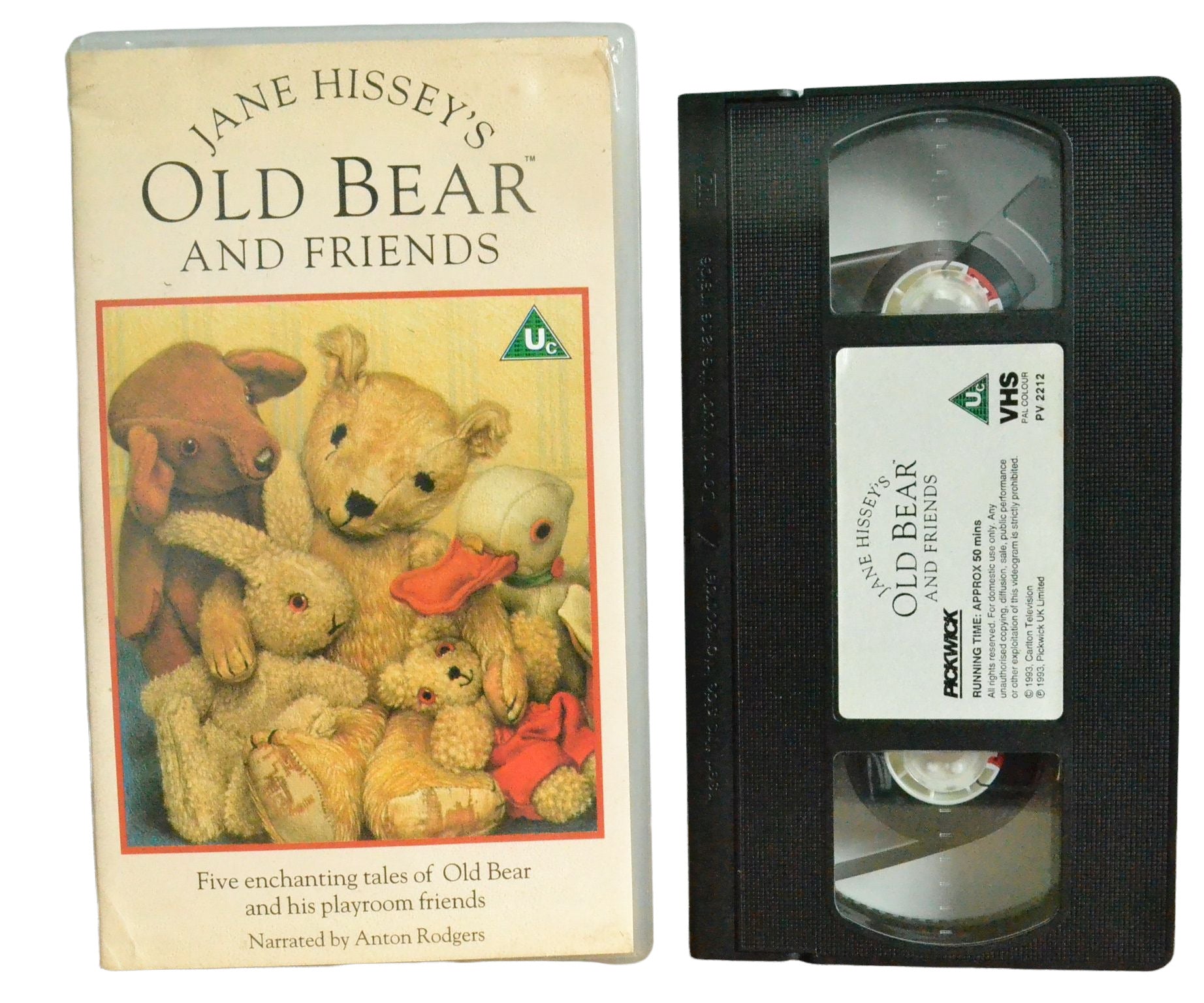 Jane Hisseyl's Old Bear and Friends (Five enchanting tales of Old Bear and his playroom friends) - Pickwick - Children's - Pal VHS-