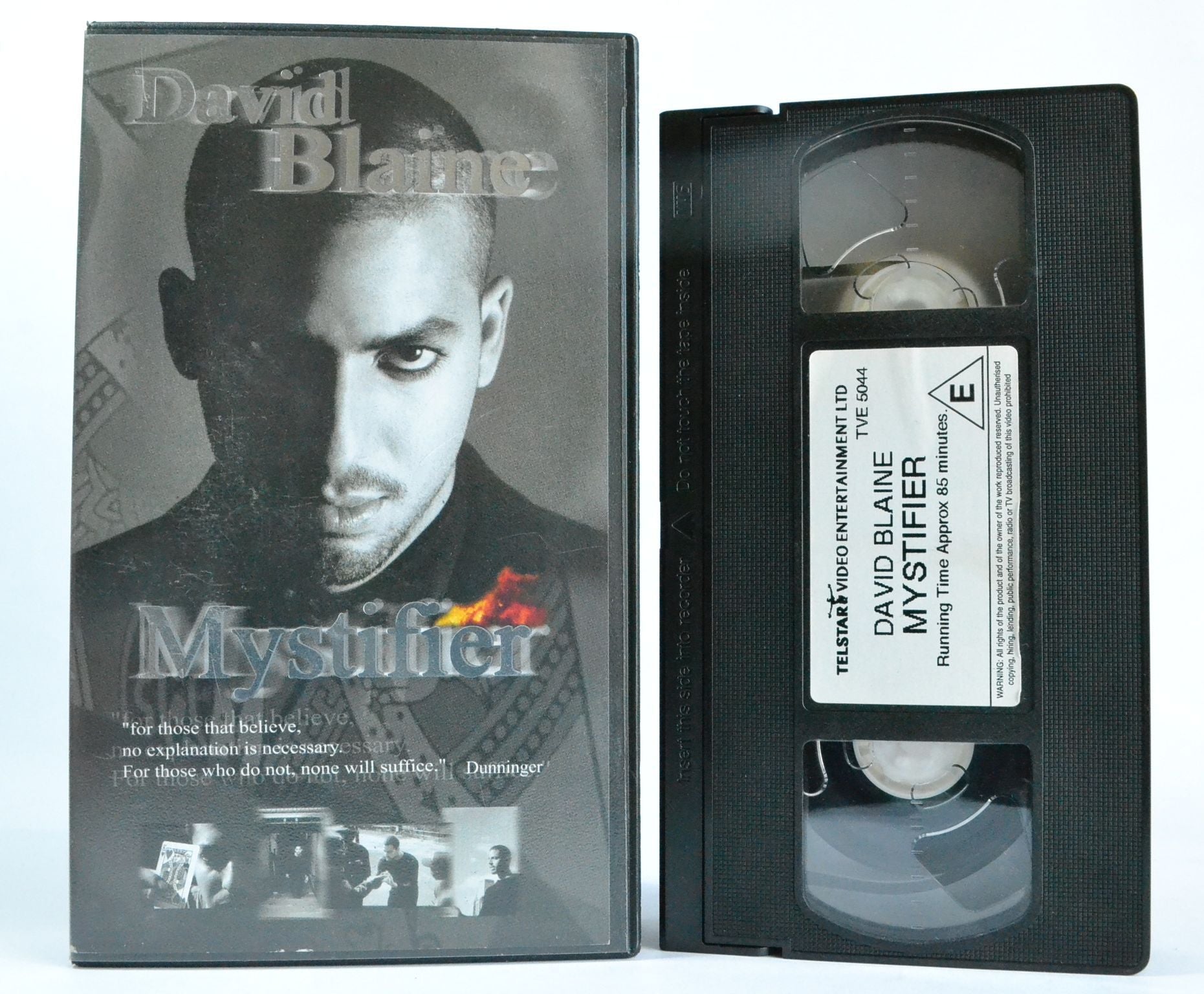 David Blaine: Mystifier; Street Magic & Magic Man - Close-Up Illusions - VHS-