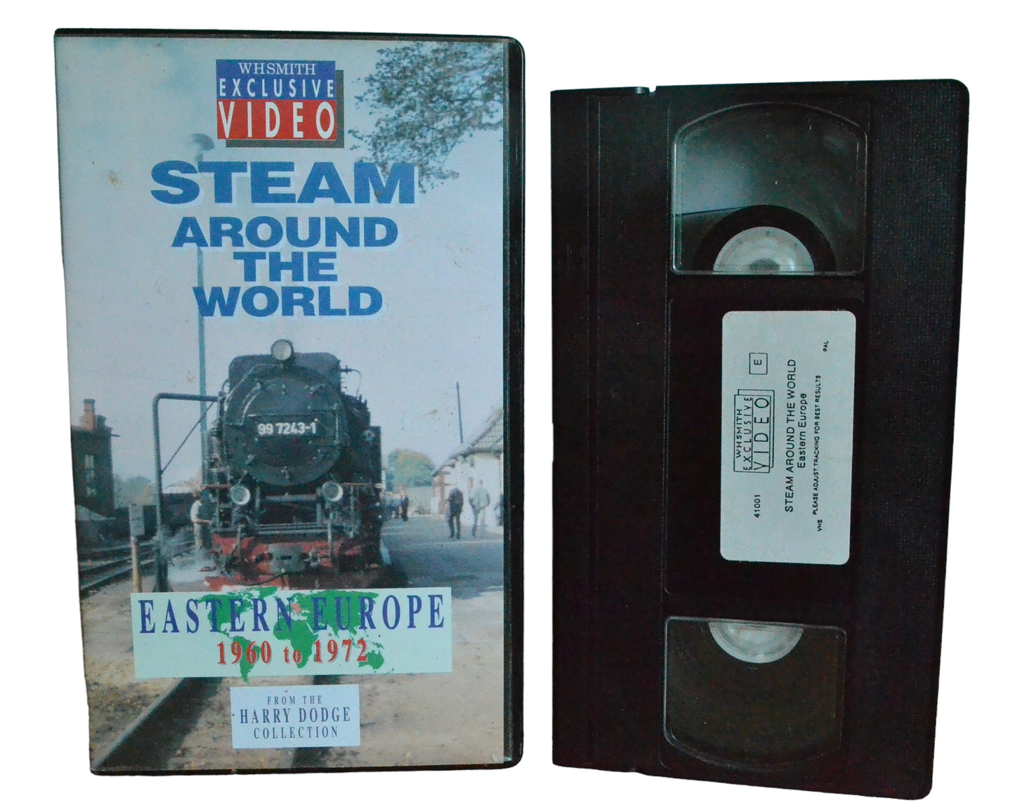 Steam Around The World - New Vision - 41001 - Steam Trains - Pal - VHS-