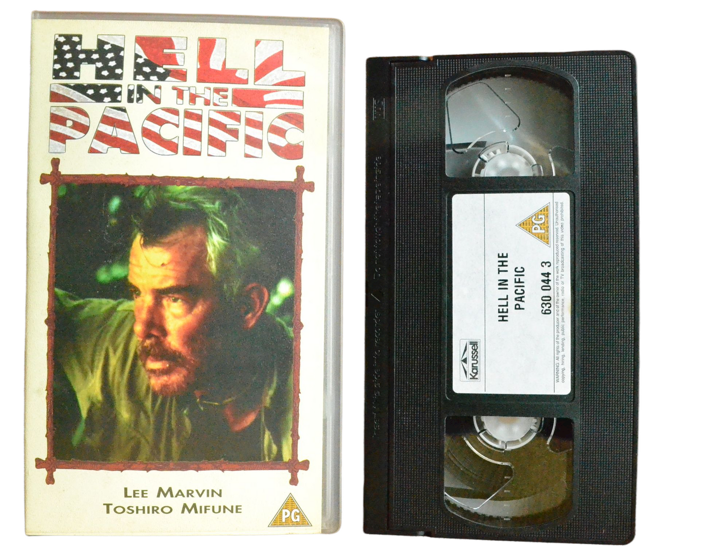 Hell In The Pacific - Lee Marvin - 4Front Video Release - Vintage - Pal VHS-