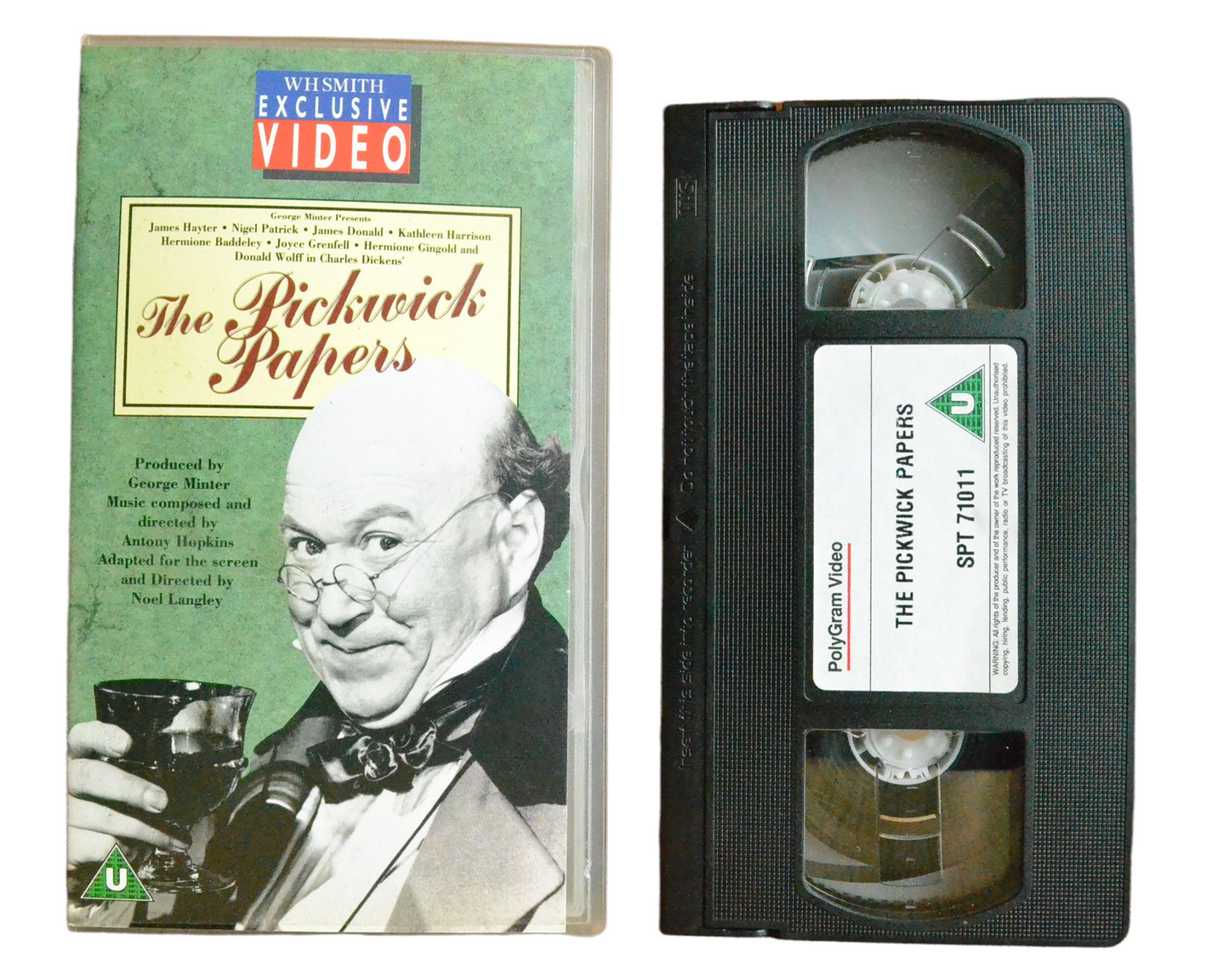 The Pickwick Papers - James Hayter - WHSmith Exclusive Video - Vintage - Pal VHS-