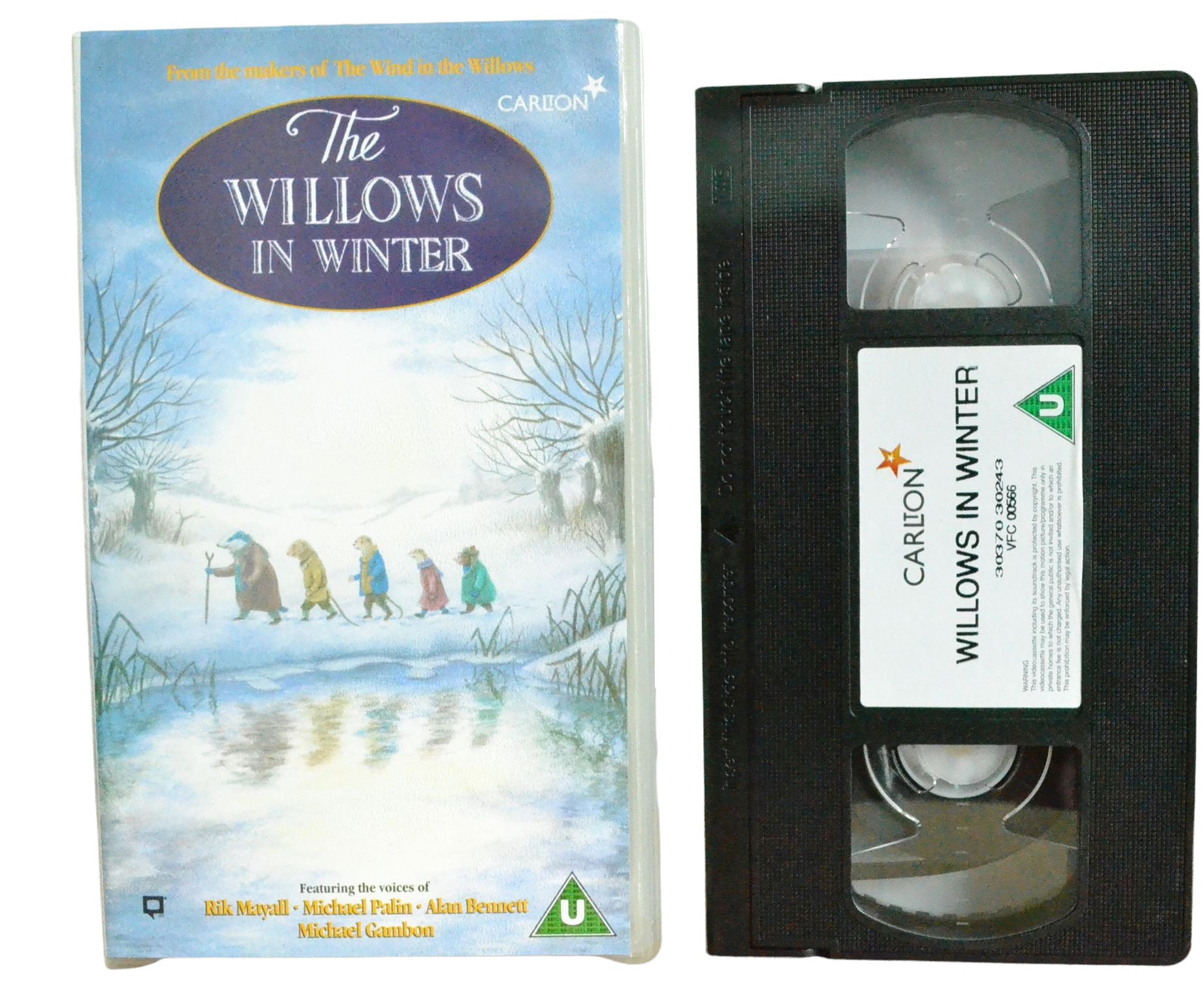 The Willows In Winter - Alan Bennett - Carlton Video - Children's - Pal VHS-