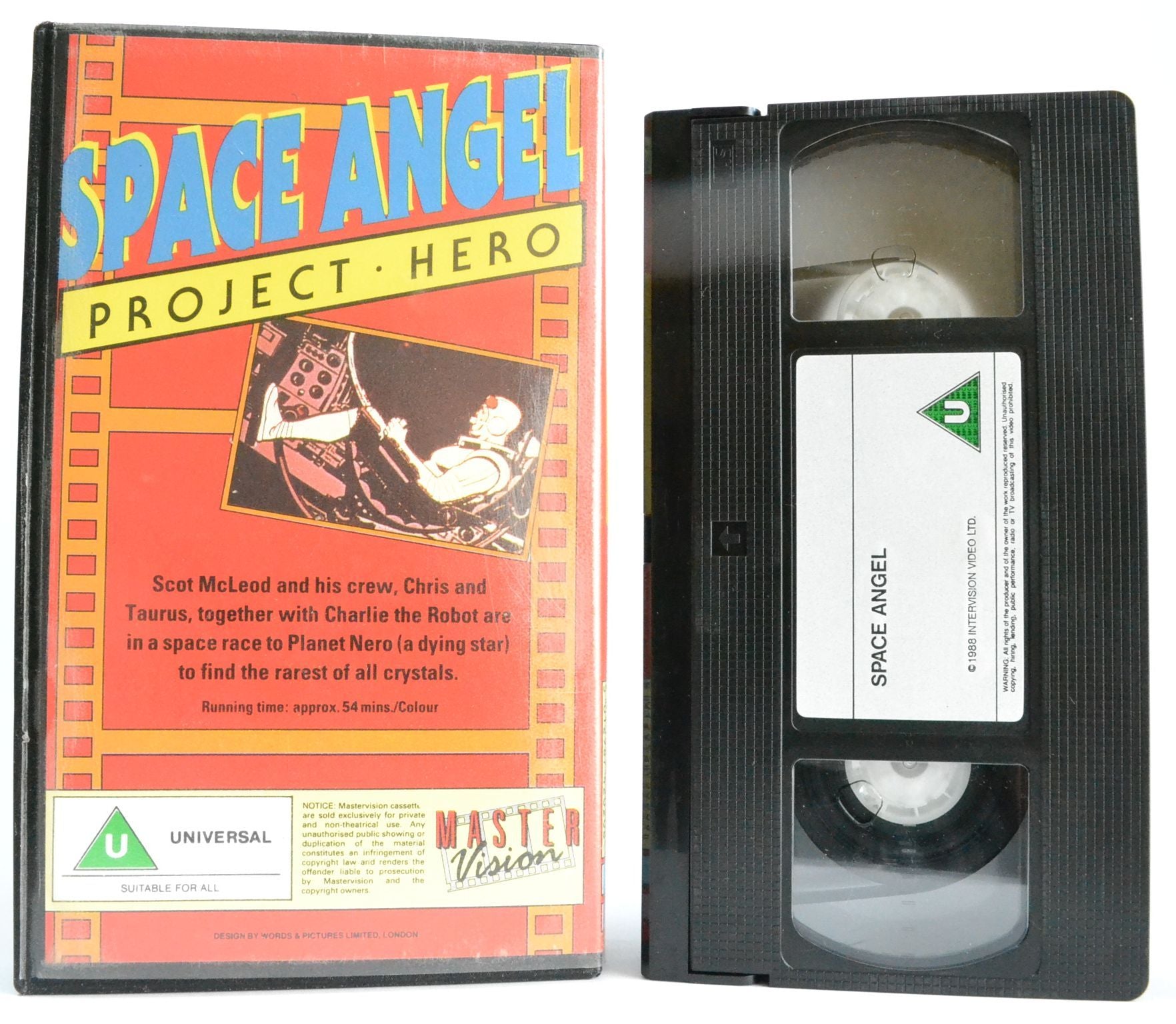 Space Angel: Project Hero - Synco-Vox Animation (1962-64) - Space Angel - VHS-