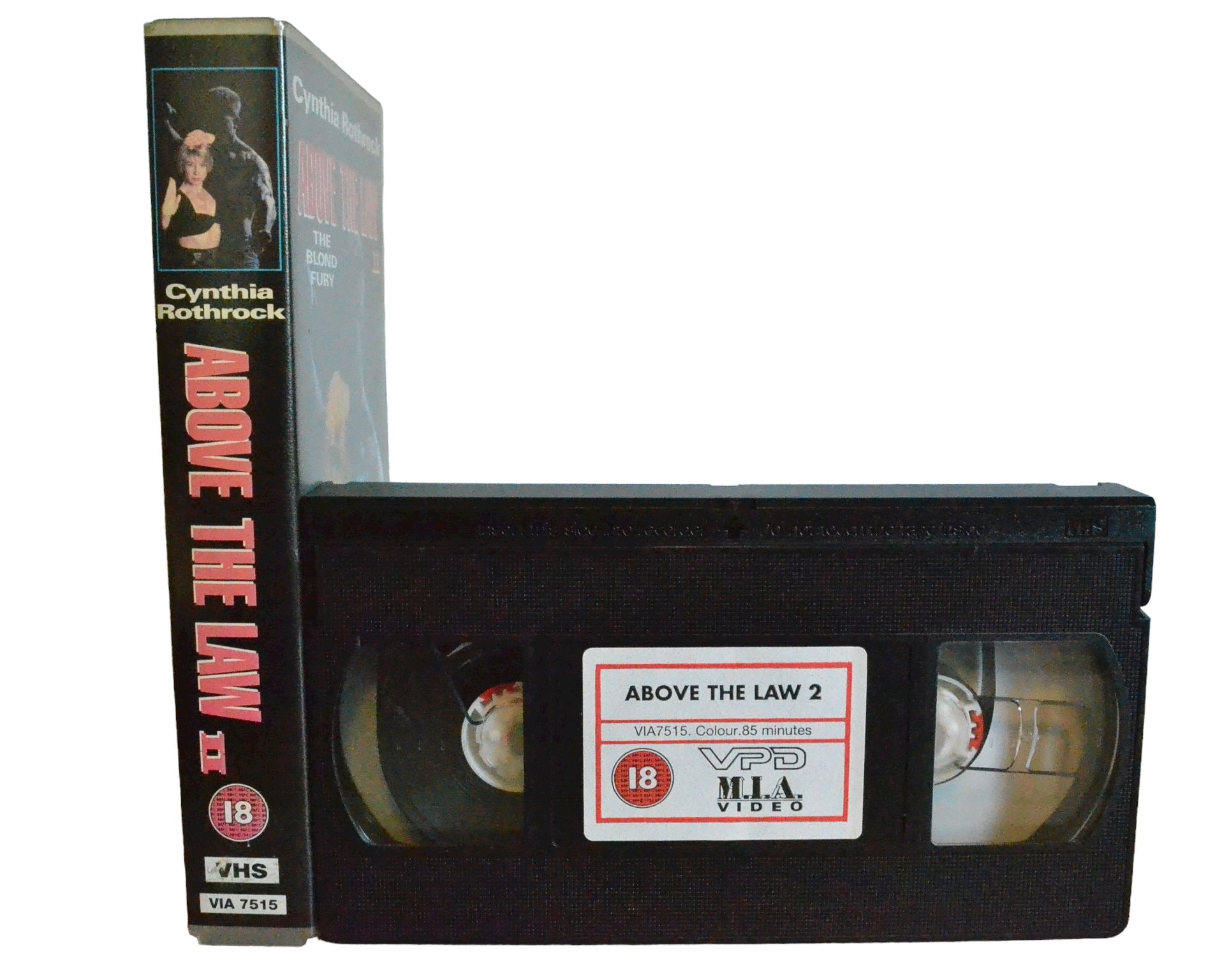 Above The Law 2 - Cynthia Rathrock - M.I.A Video - Action - Pal - VHS-