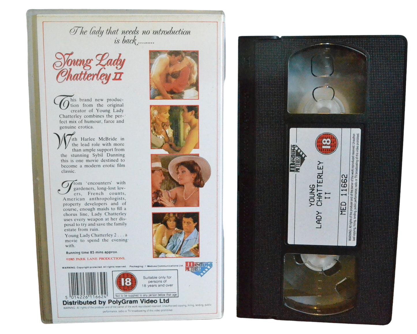 Young Lady Chatterley 2 - Harlee McBride - Medusa Pictures - Drama - Pal - VHS-