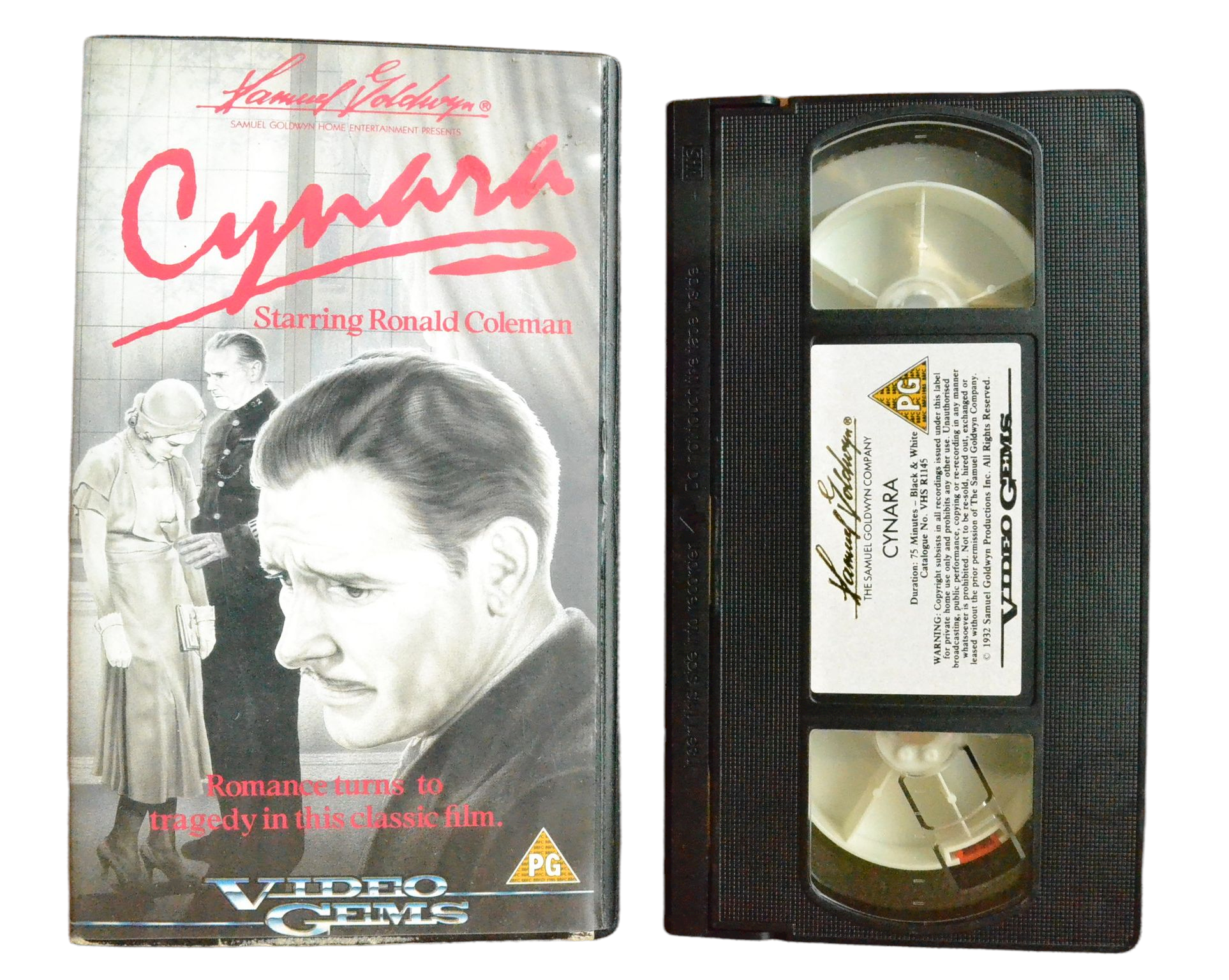 Cynara - Ronald Colelman - Video Gems - Vintage - Pal VHS-