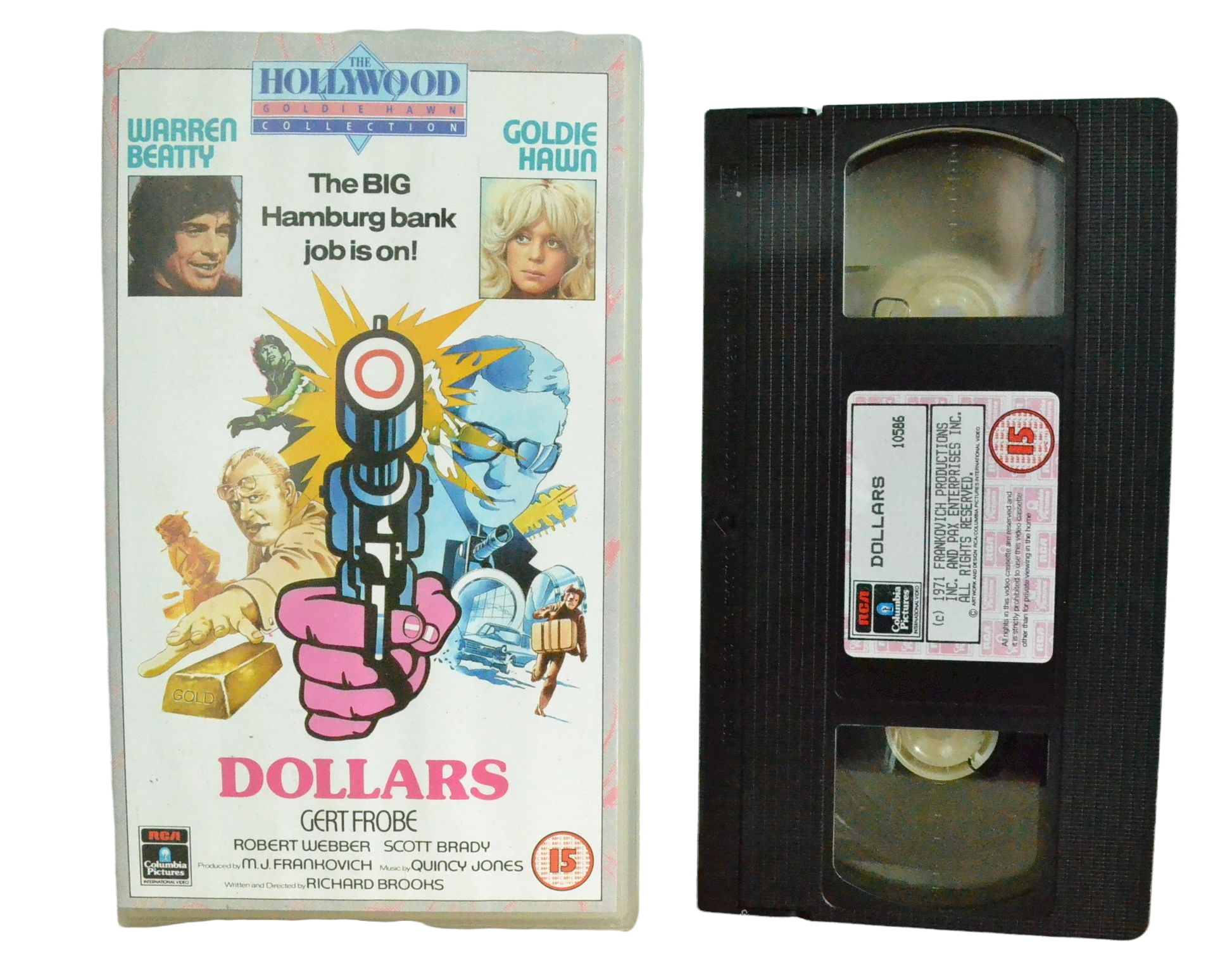 Dollars (The Hollywood Goldie Hawn Collection) - Warren Beatty - Columbia Pictures - Vintage - Pal VHS-