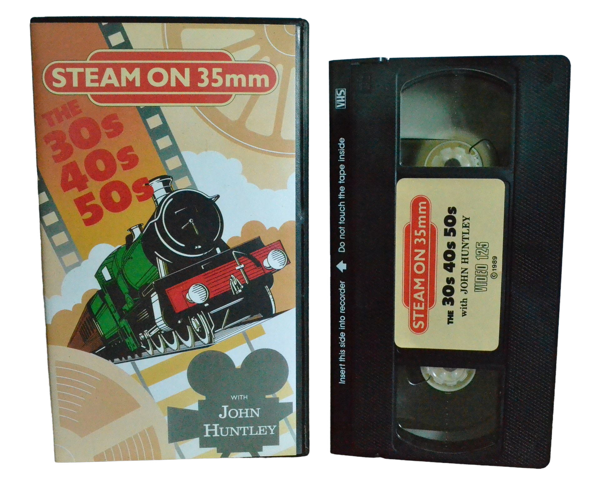 Steam on 35mm - Video 125 - A354 - Steam Trains - Pal - VHS-