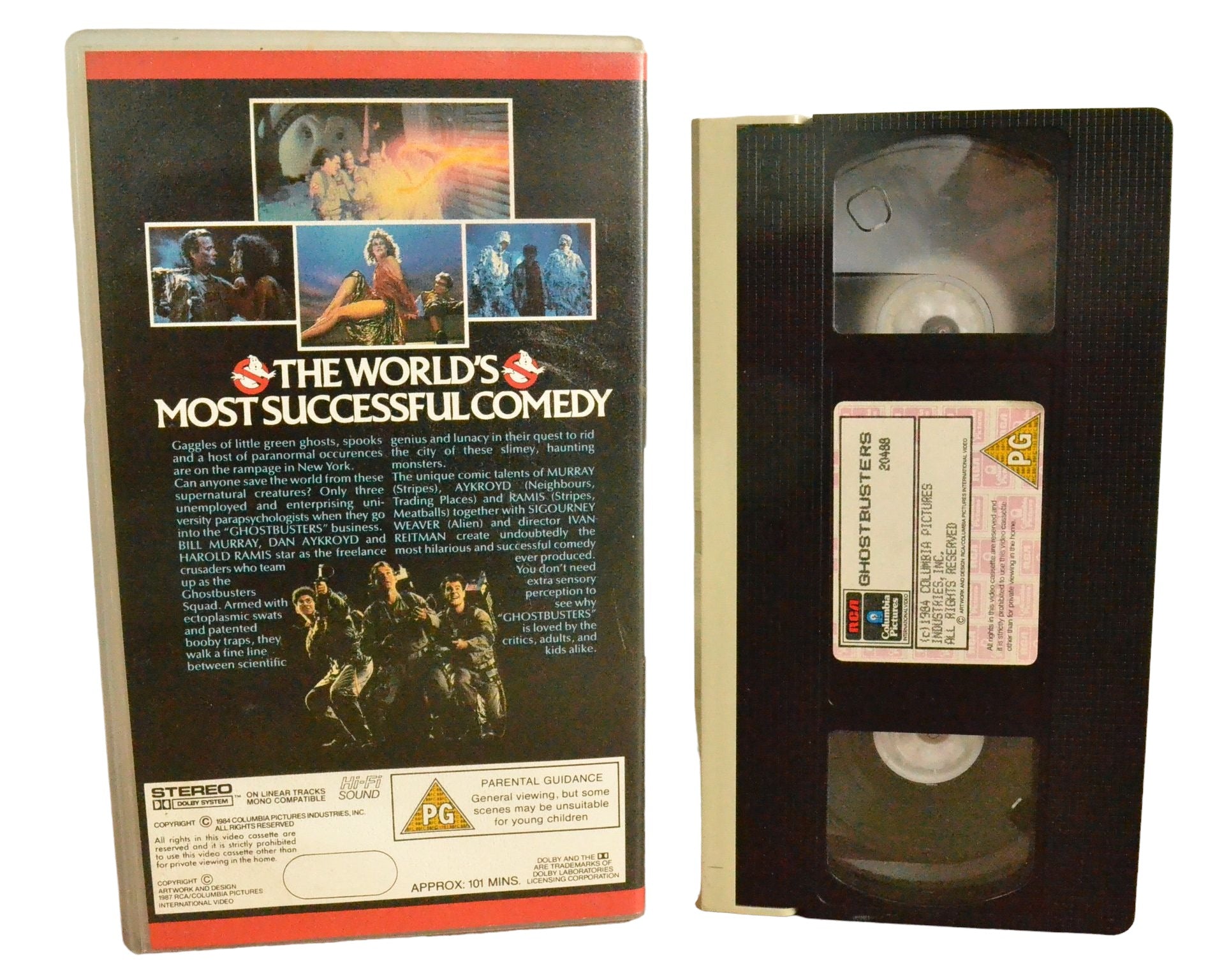 Ghostbusters The Supernatural Spectacular - Bill Murray - Columbia Pictures - CVT20488 - Sci-Fi - Pal - VHS-