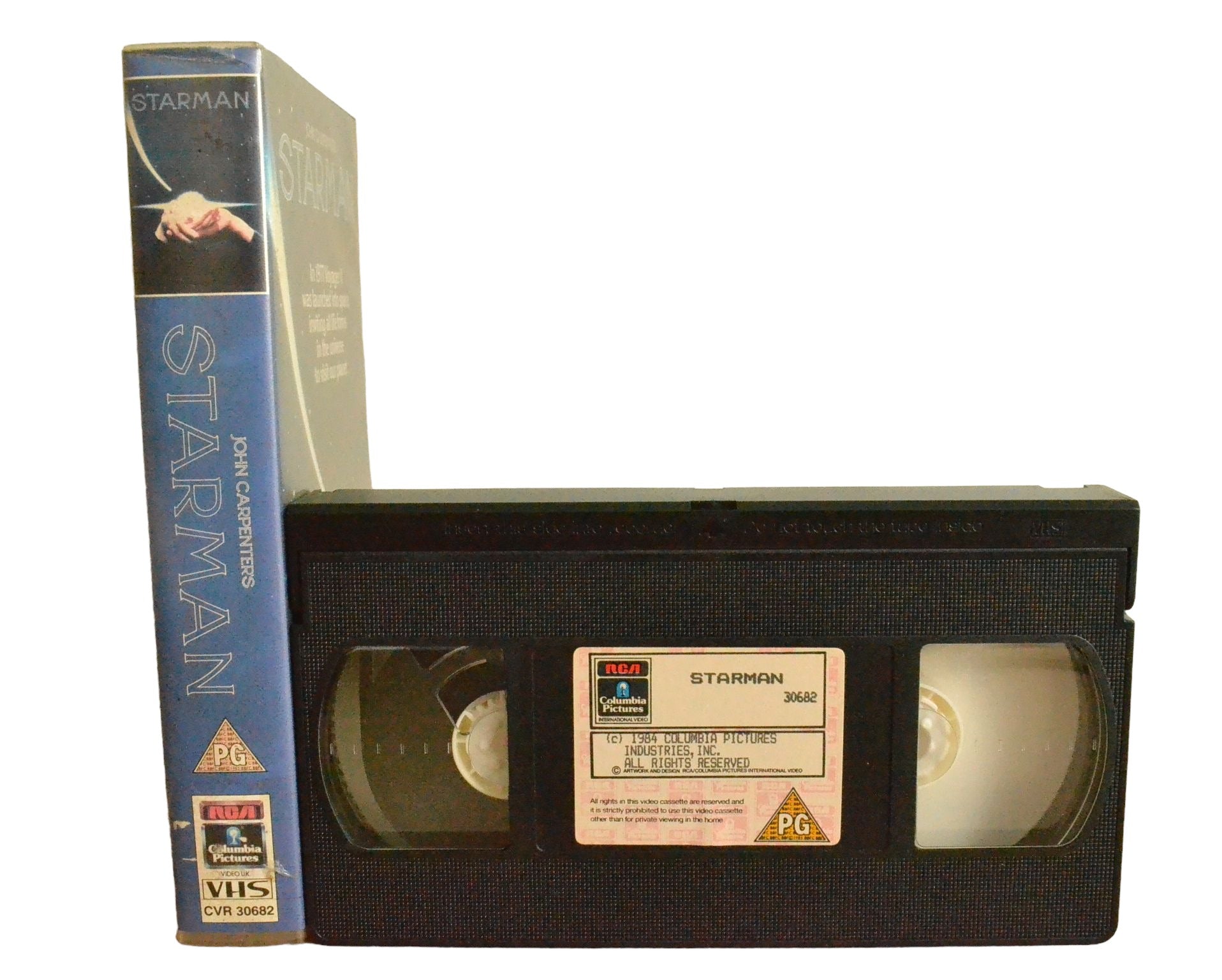 Starman (In 1977 Voyager II) - Jeff Bridges - Columbia Pictures - CVR30682 - Sci-Fi - Pal - VHS-