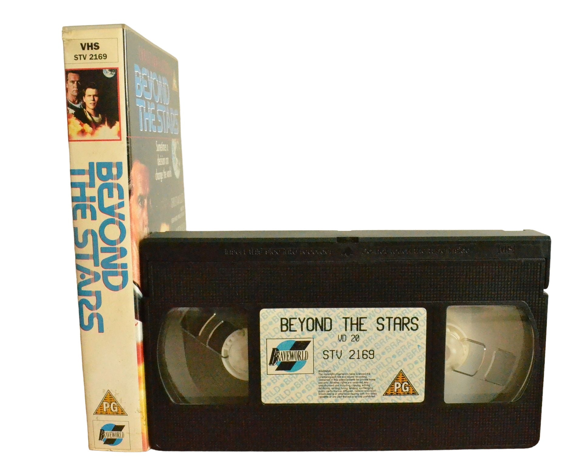 Beyond The Stars (Christian Slater in) - Martin Sheen - Braveworld - STV2169 - Sci-Fi - Pal - VHS-