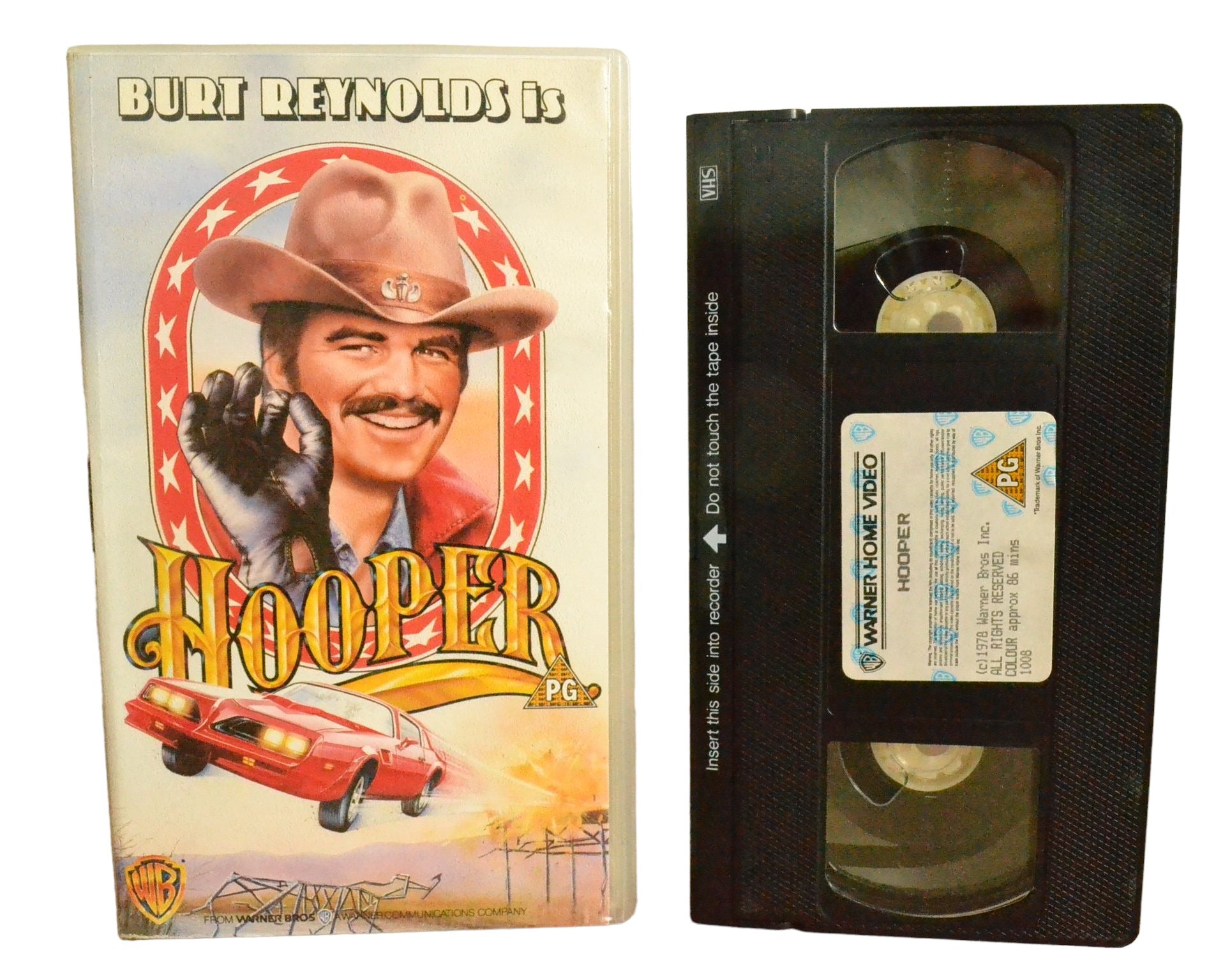 Hooper (Burt Reynolds is) - Burt Reynolds - Warmer Home Video - PES1008 - Sci-Fi - Pal - VHS-