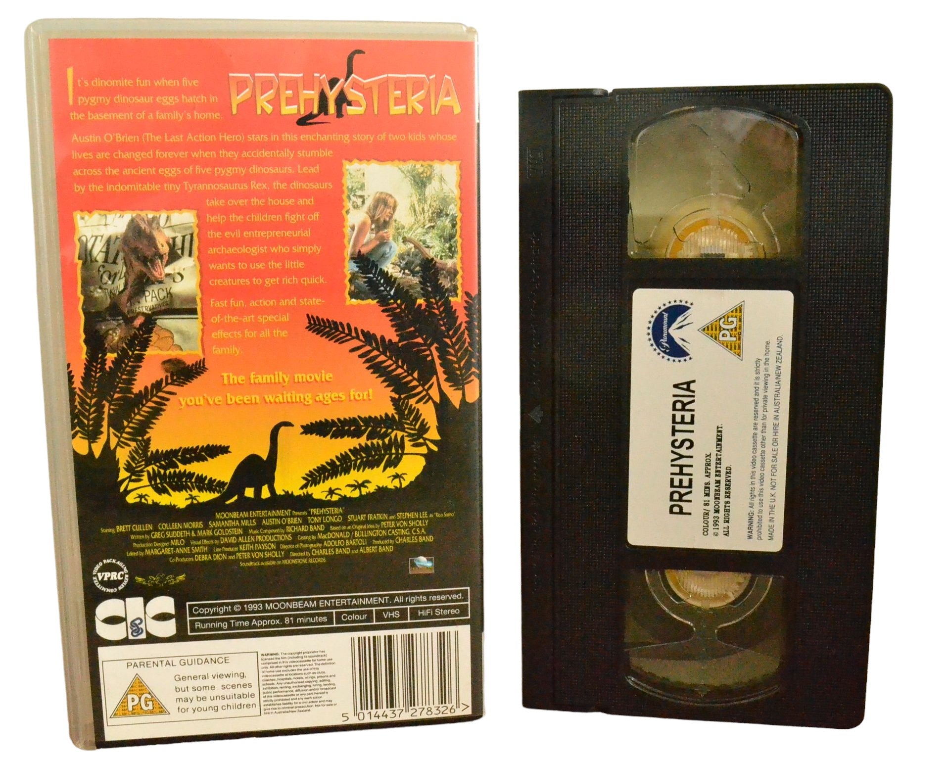 Prehysteria (The Funniest Film Since Time Began) - Brett Cullen - Parimound - VHR2783 - Sci-Fi - Pal - VHS-