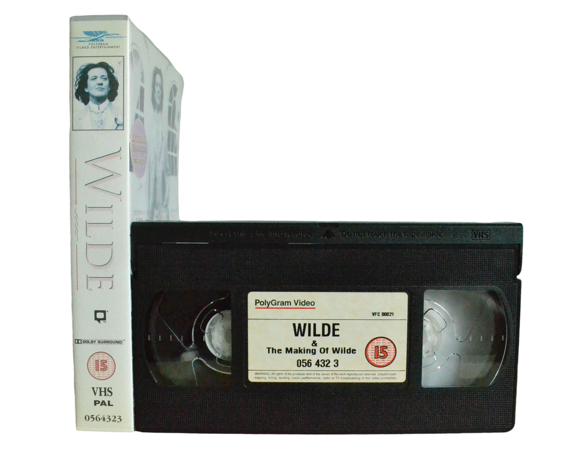 Wilde - Stephen Fry - Polygram video - Vintage - Pal VHS-