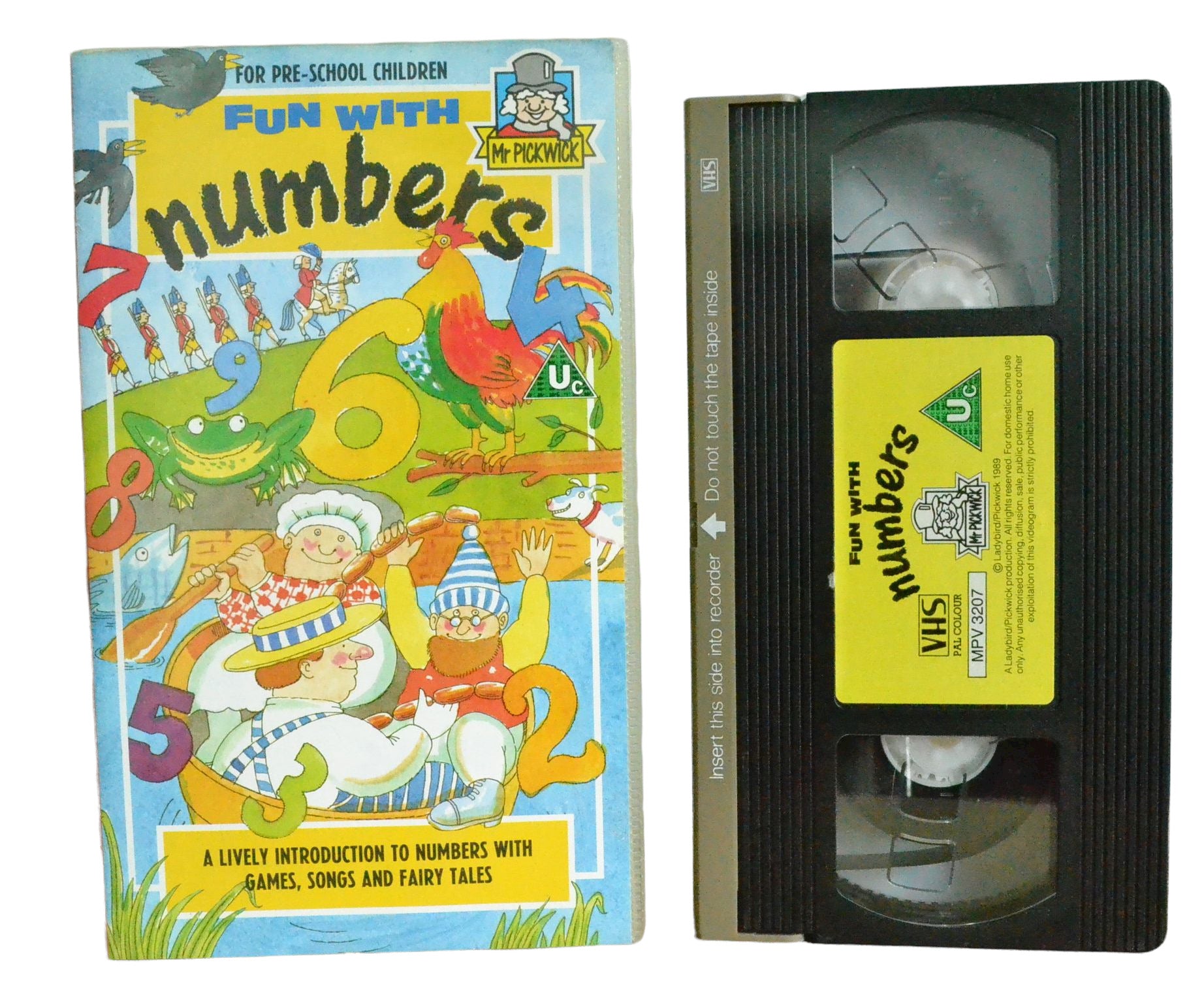 Fun With Numbers (For Pre-School Children) - Mr Pickwick - Children's - Pal VHS-