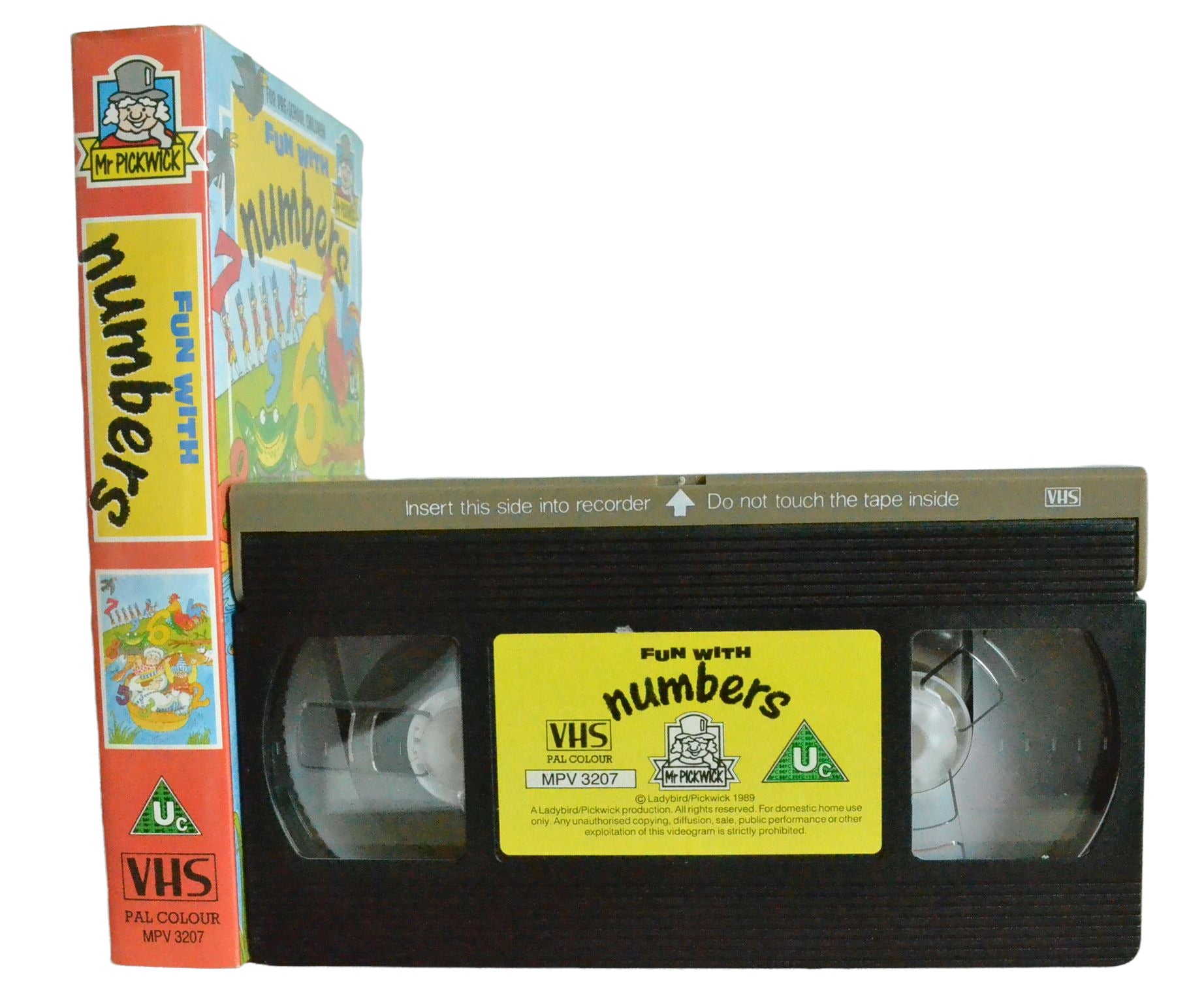 Fun With Numbers (For Pre-School Children) - Mr Pickwick - Children's - Pal VHS-