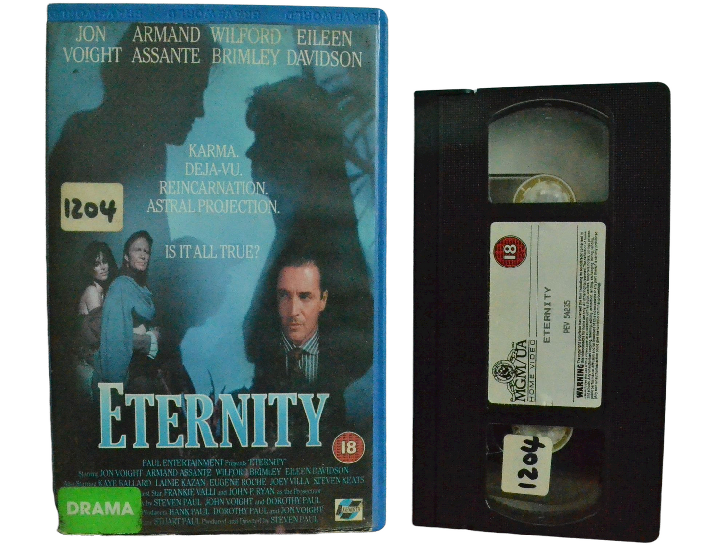 Eternity - Jon Voight - MGM/UA Home Video - Vintage - Pal VHS-