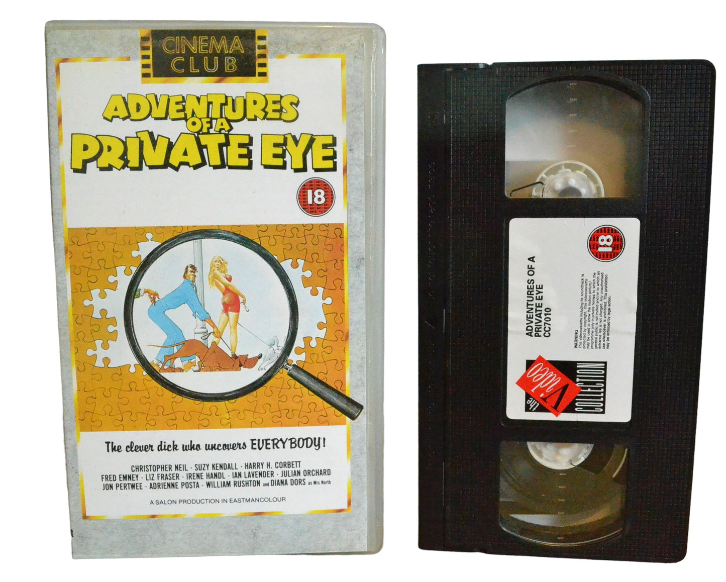 Adventures Of A Private Eye - Christopher Neil - The Video Collection - Comedy - Pal - VHS-