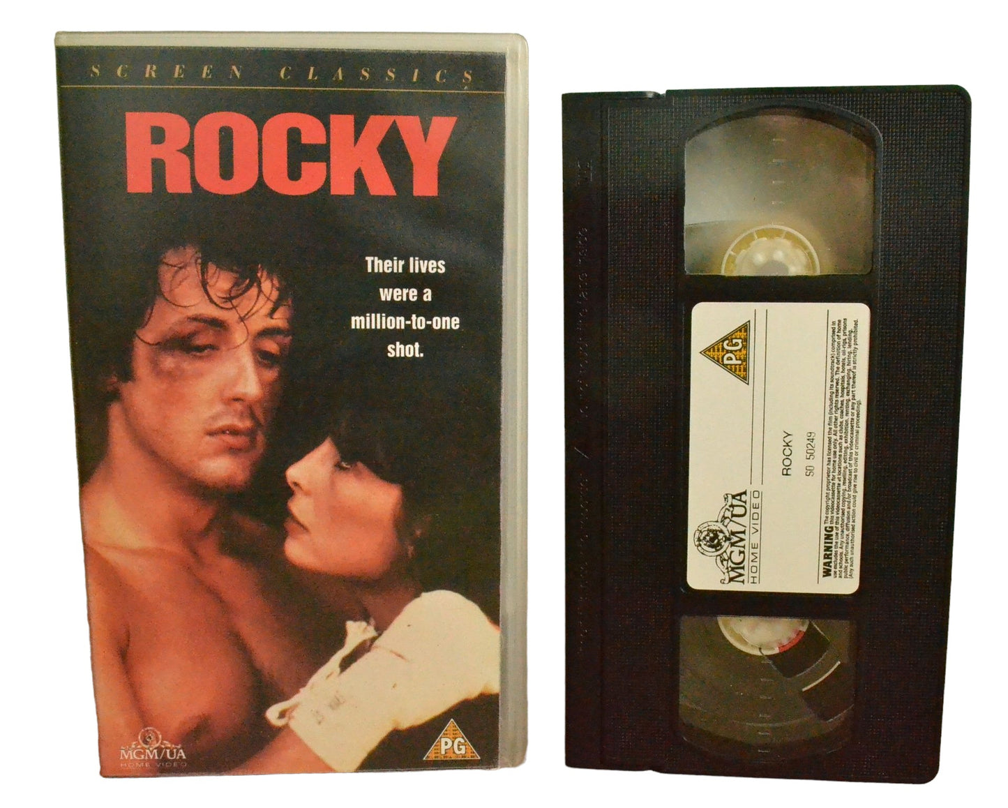 Rocky (Their Lives Were A millon-to-one-Shot) - Sylvester Stallone - MGM/UA Home Video - SO50249 - Drama - Pal - VHS-