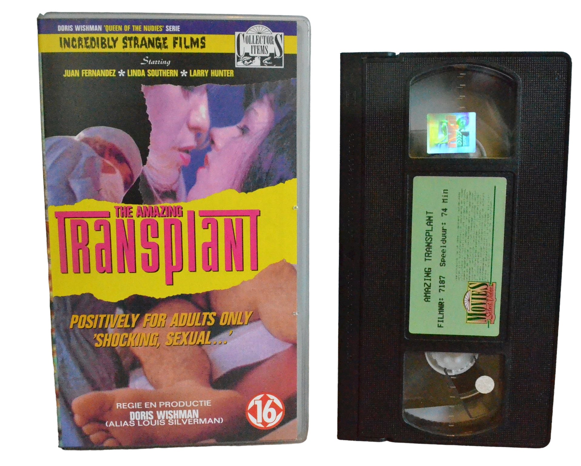 The Amazing Transplant - Juan Fernandez - Movies Select Videos - Drama - Pal - VHS-