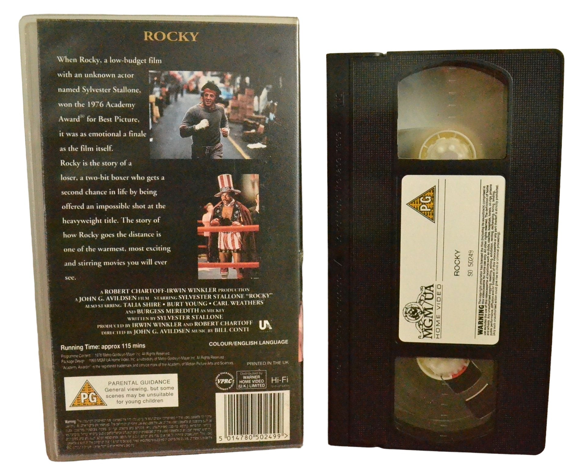 Rocky (Their Lives Were A millon-to-one-Shot) - Sylvester Stallone - MGM/UA Home Video - SO50249 - Drama - Pal - VHS-