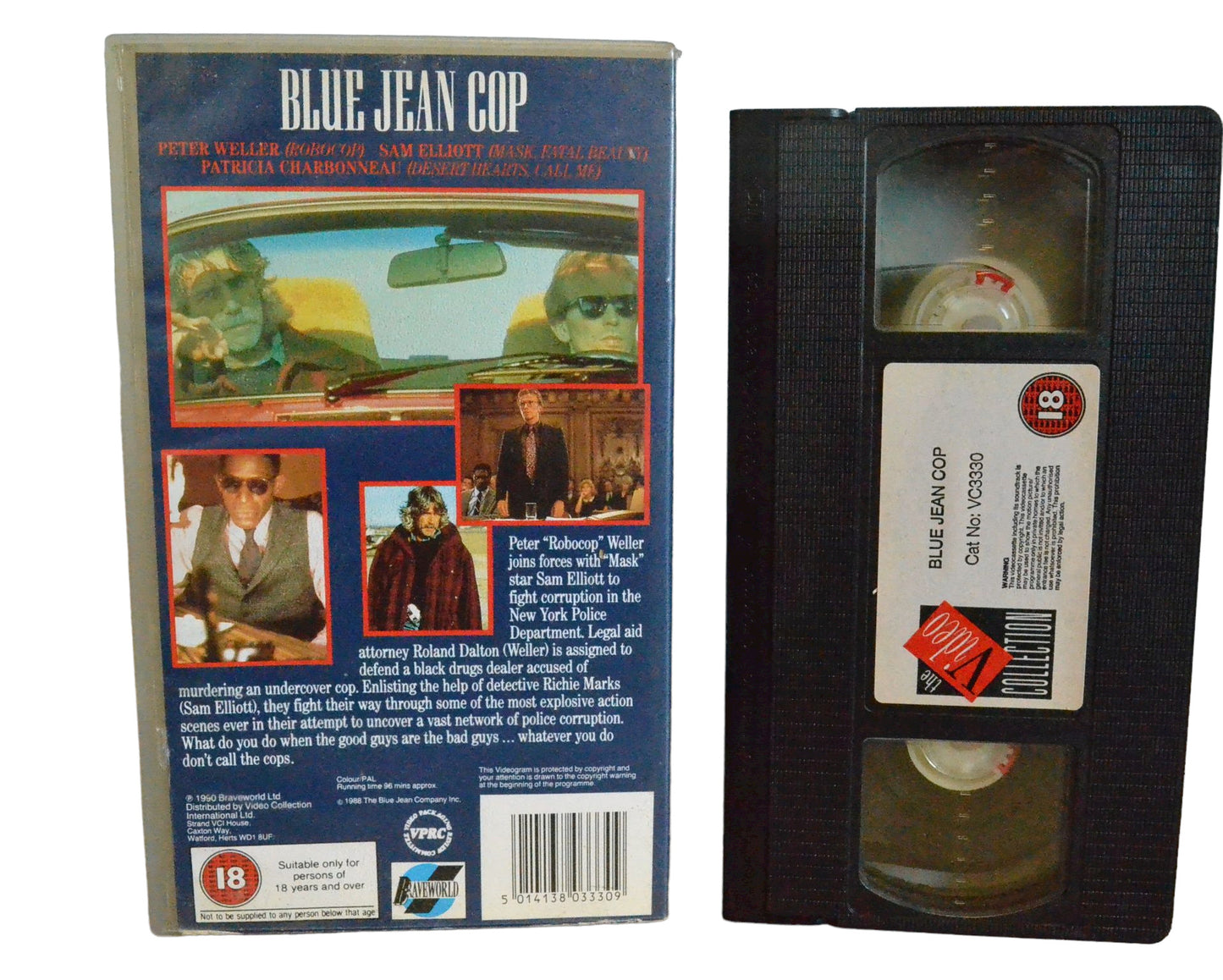 Blue Jean Cop - Peter Weller - The Video Collection - Action - Pal - VHS-