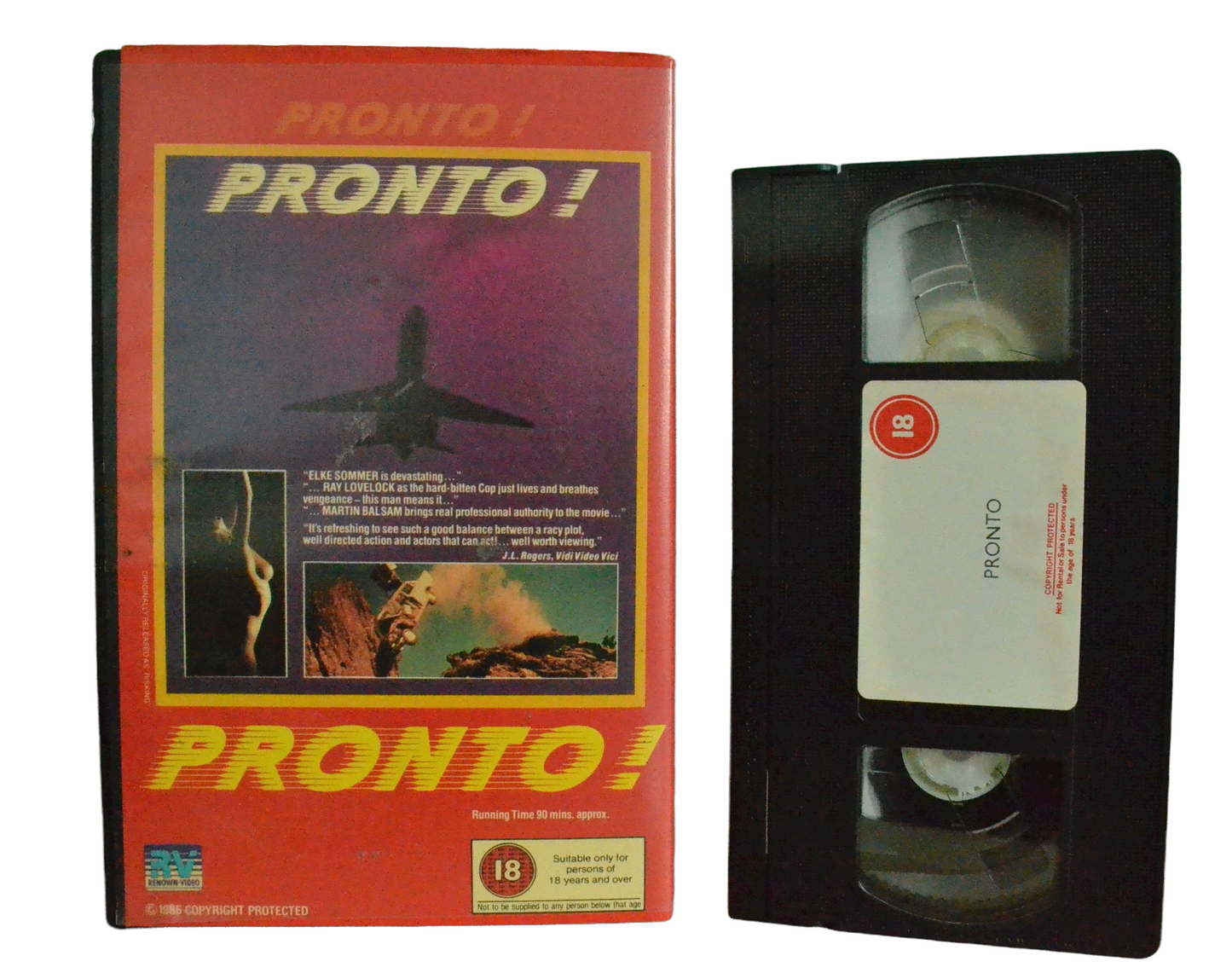 Pronto - Elke Sommer - RV - Vintage - Pal VHS-