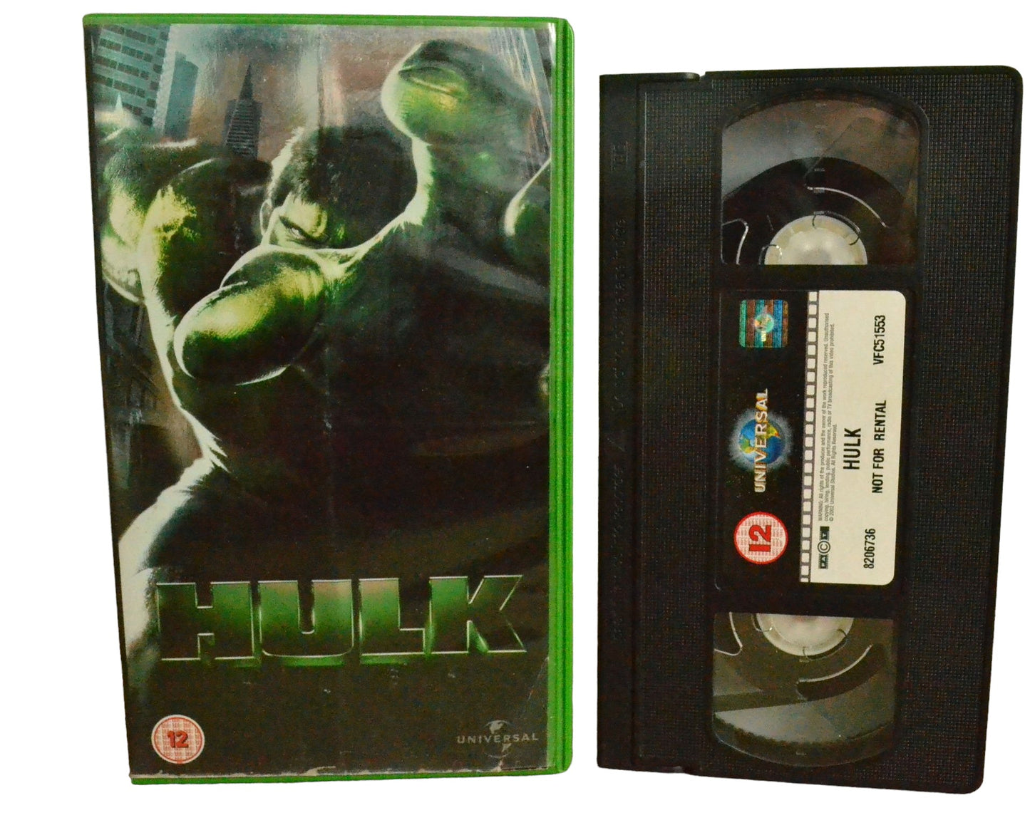 Hulk - Eric Bana - Universal - VFC51553 - Drama - Pal - VHS-