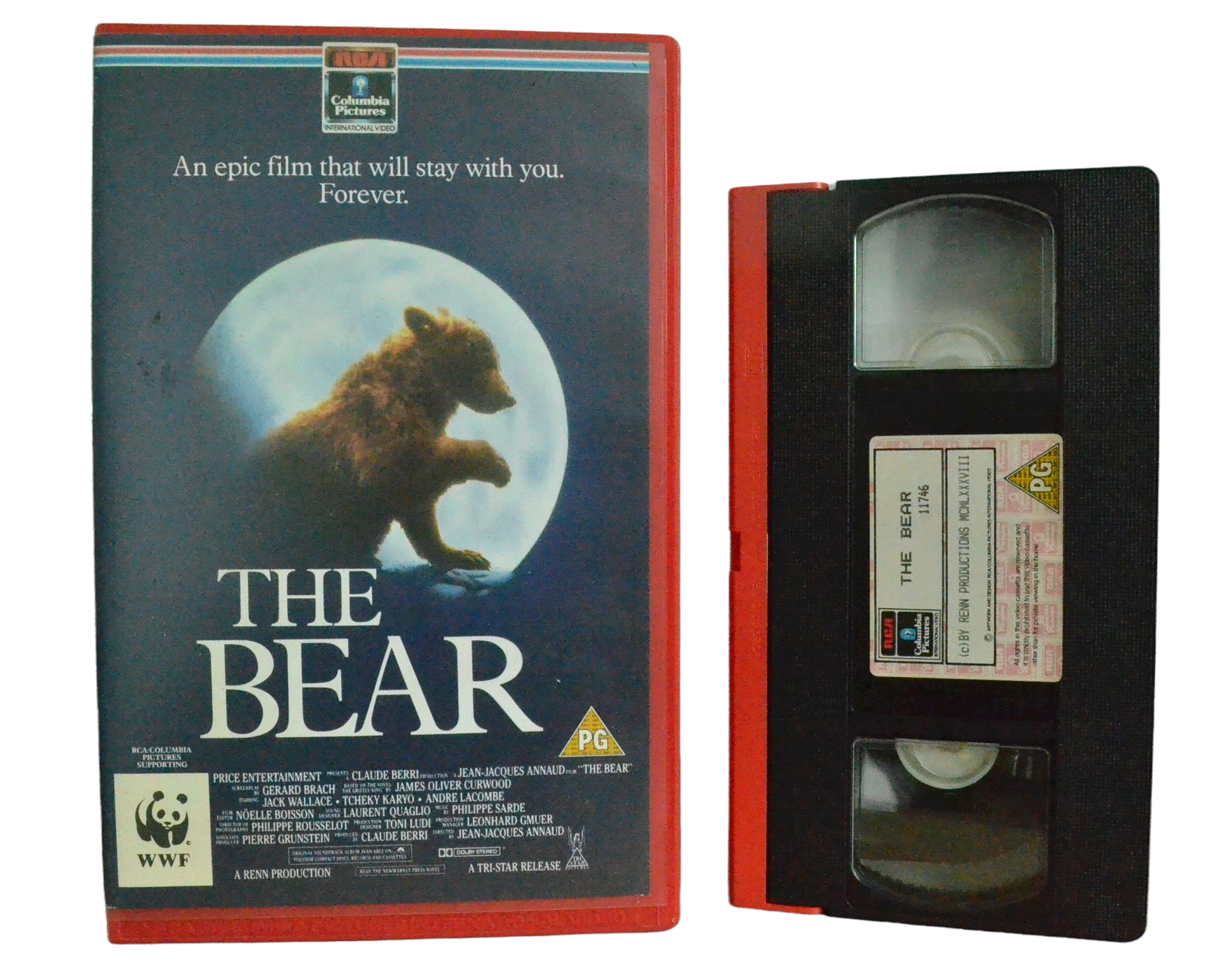 The Bear - Jeremy Allen White - Columbia Pictures - Vintage - Pal VHS-