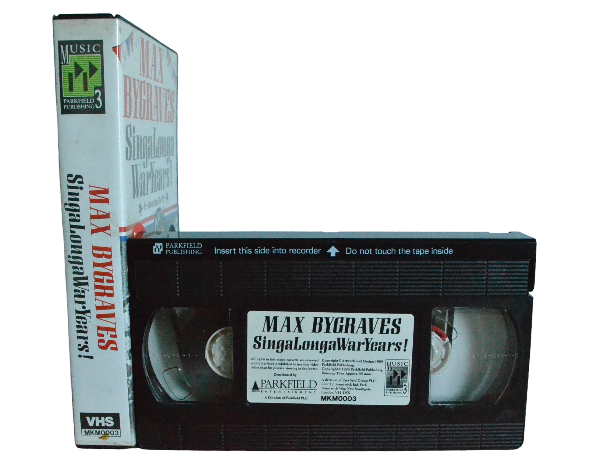 Max Bygraves - SingaLonga War Years! - Parkfield Publishing - MKM0003 - Steam Trains - Pal - VHS-