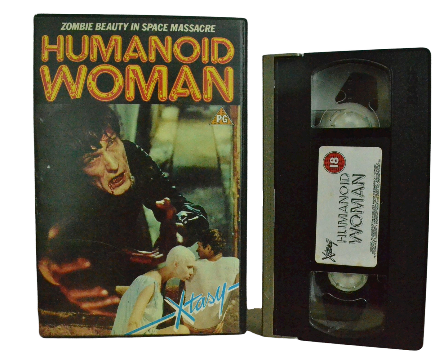 Humanoid Woman - Helen Metelkine - Xtasy - Vintage - Pal VHS-