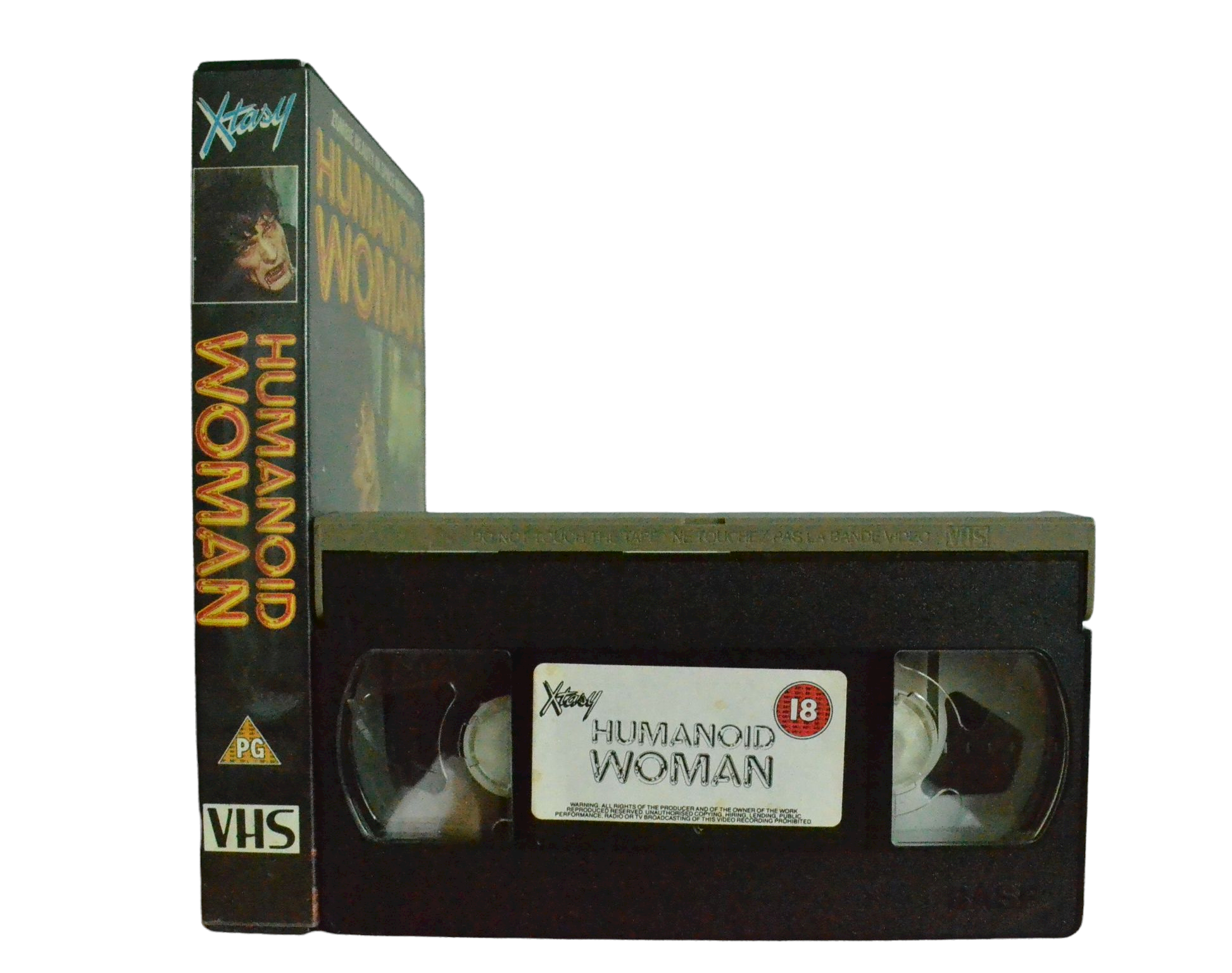 Humanoid Woman - Helen Metelkine - Xtasy - Vintage - Pal VHS-