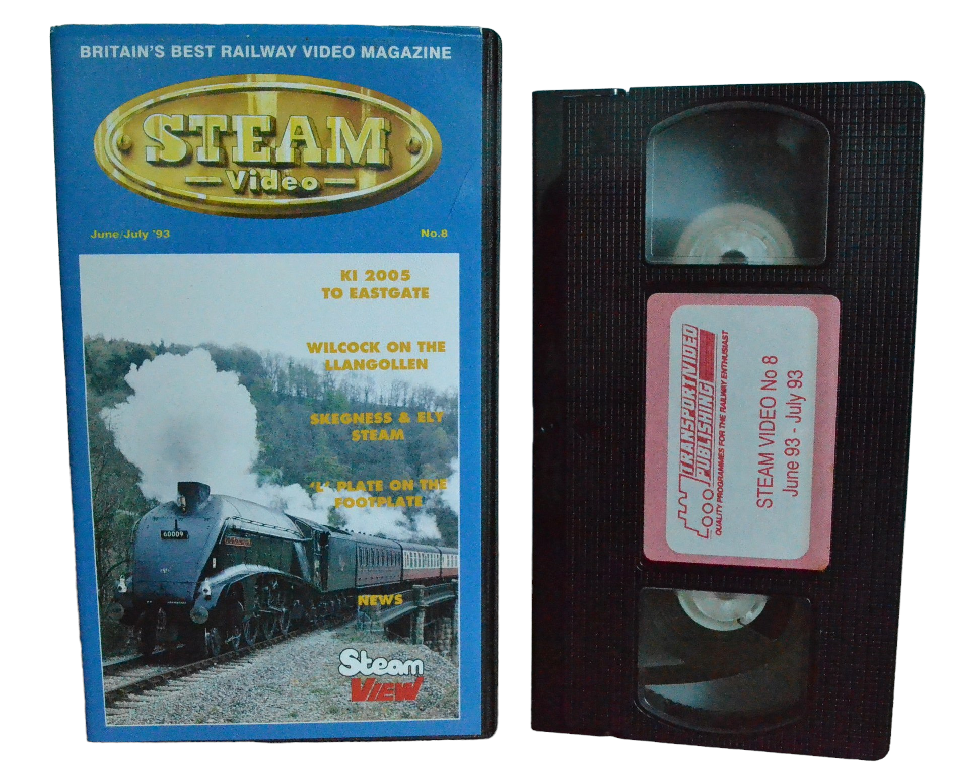 Steam Video - Joshua Campi - Transport Video Publishing - VOL 32 - Steam Trains - Pal - VHS-