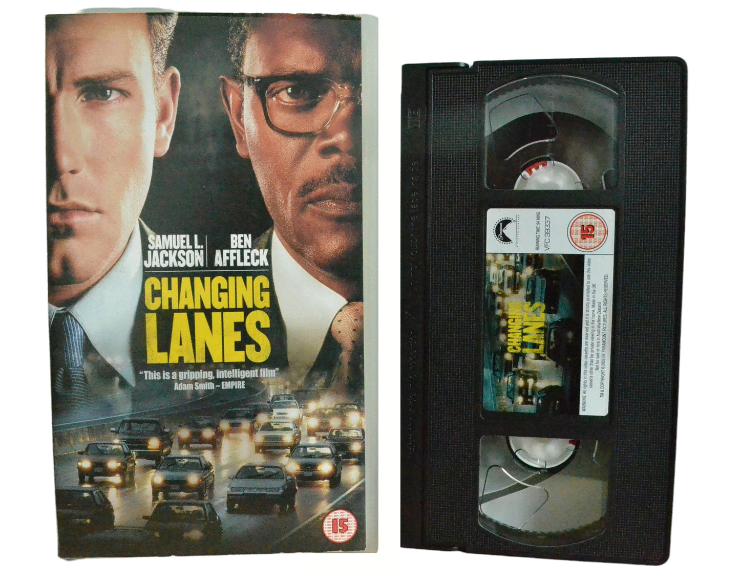 Changing Lanes - Samuel L. Jackson - Paramount - Vintage - Pal VHS-